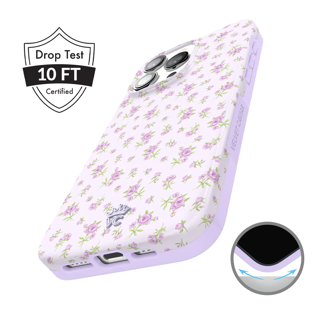 Dainty Lilac Floral iPhone Case - Image 29
