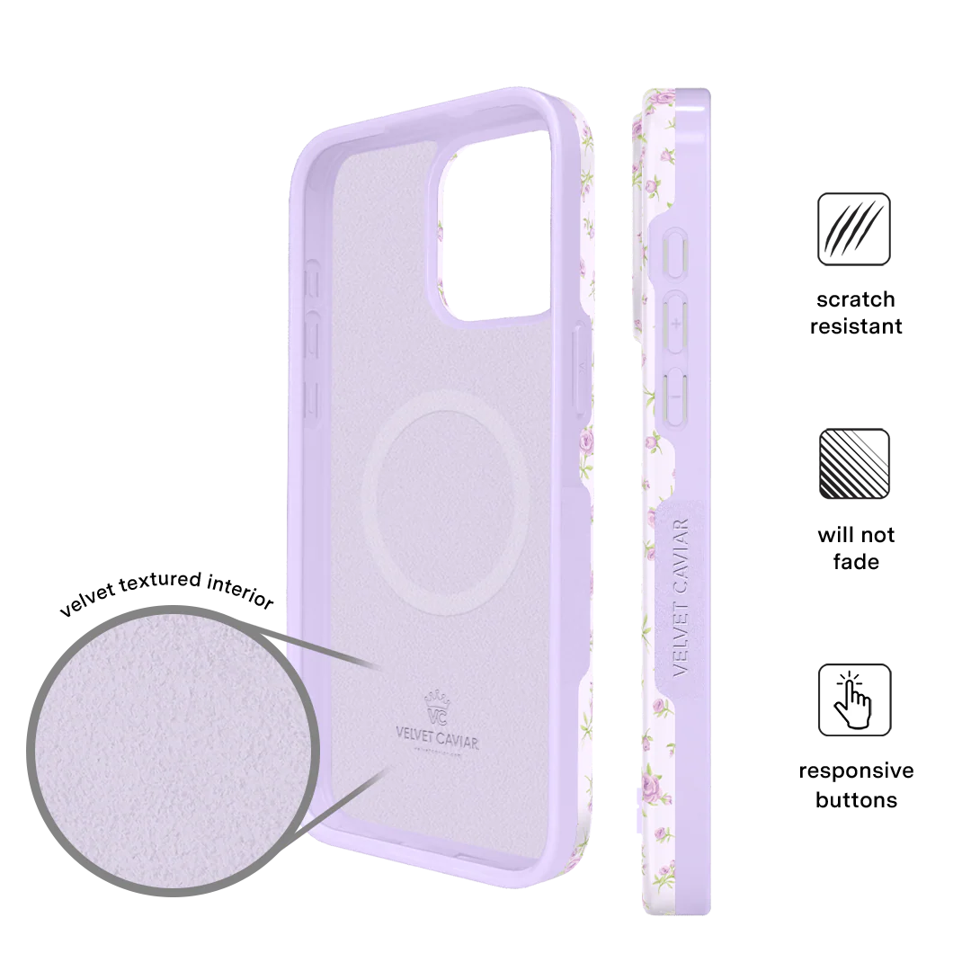 Dainty Lilac Floral iPhone Case - Image 30