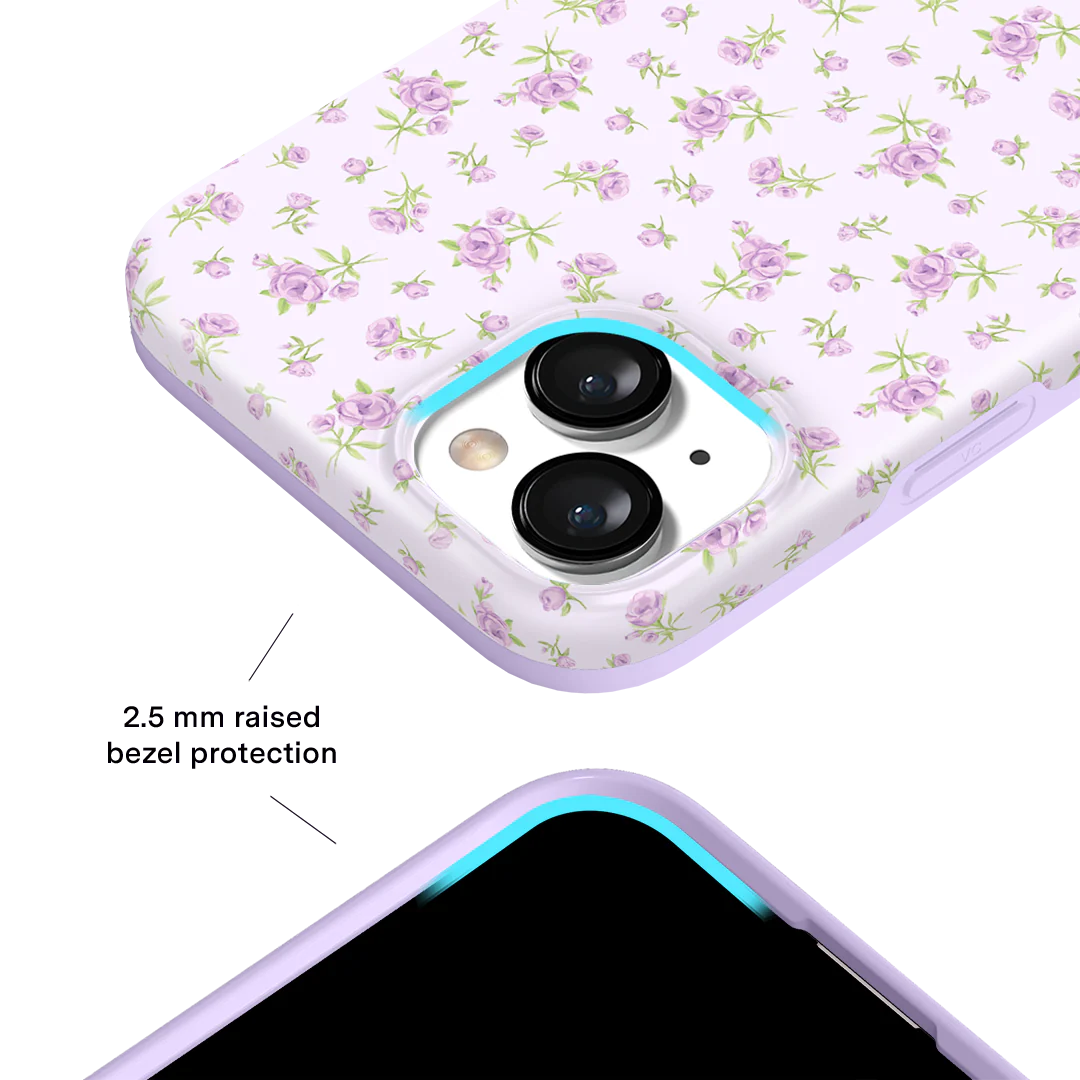 Dainty Lilac Floral iPhone Case - Image 37
