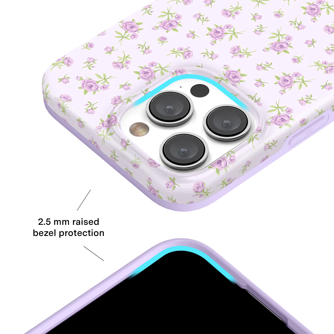 Dainty Lilac Floral iPhone Case - Image 62