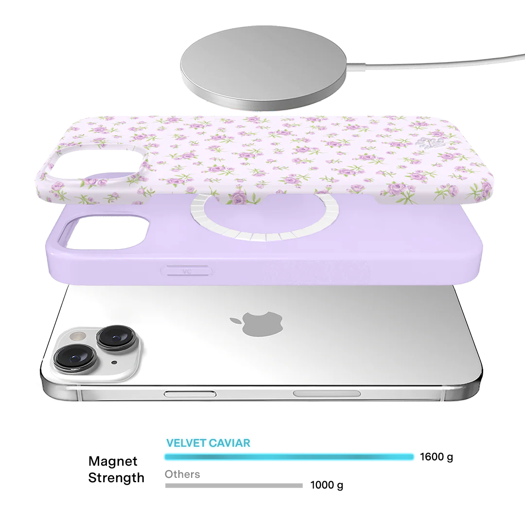 Dainty Lilac Floral iPhone Case - Image 73