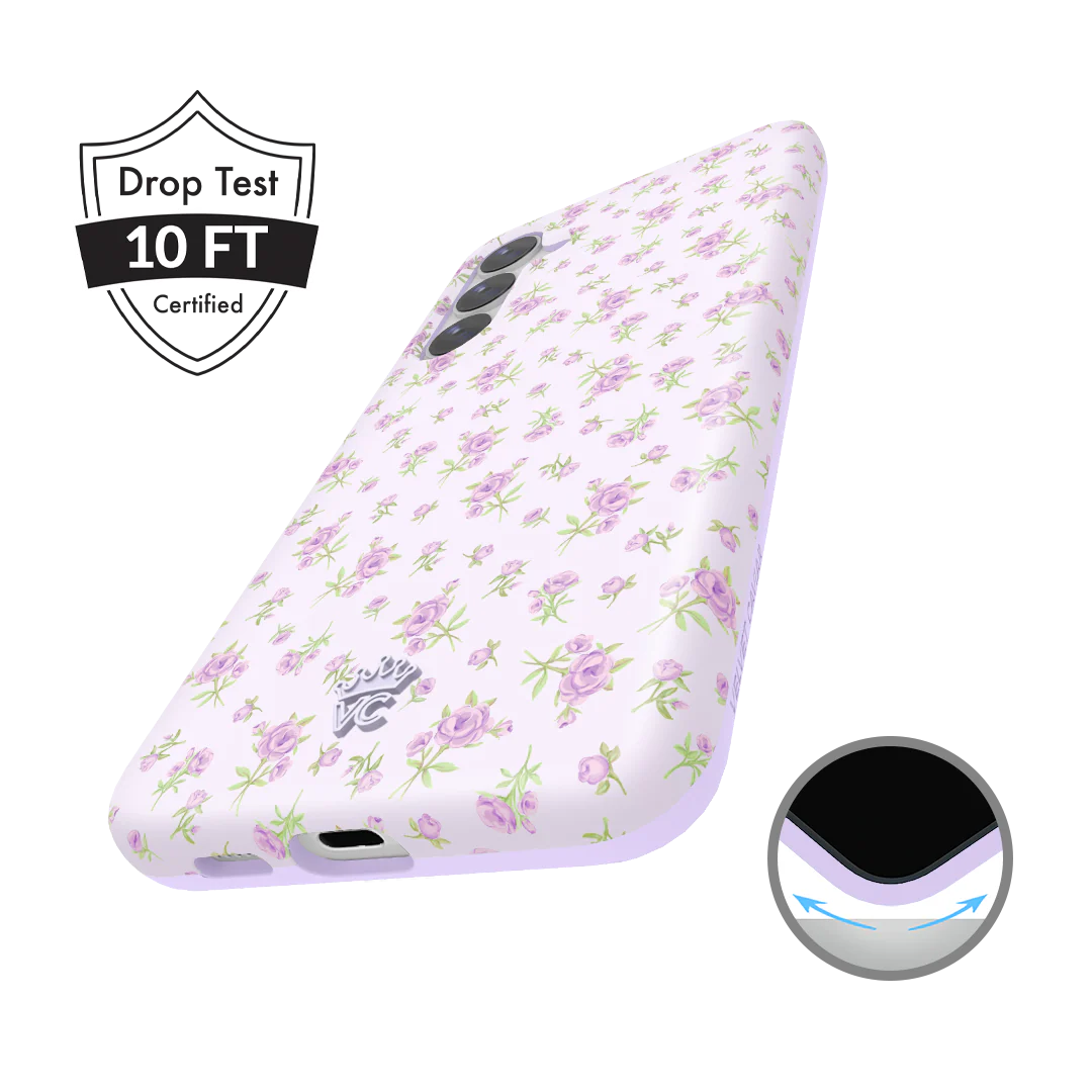Dainty Lilac Floral Samsung Case - Image 19