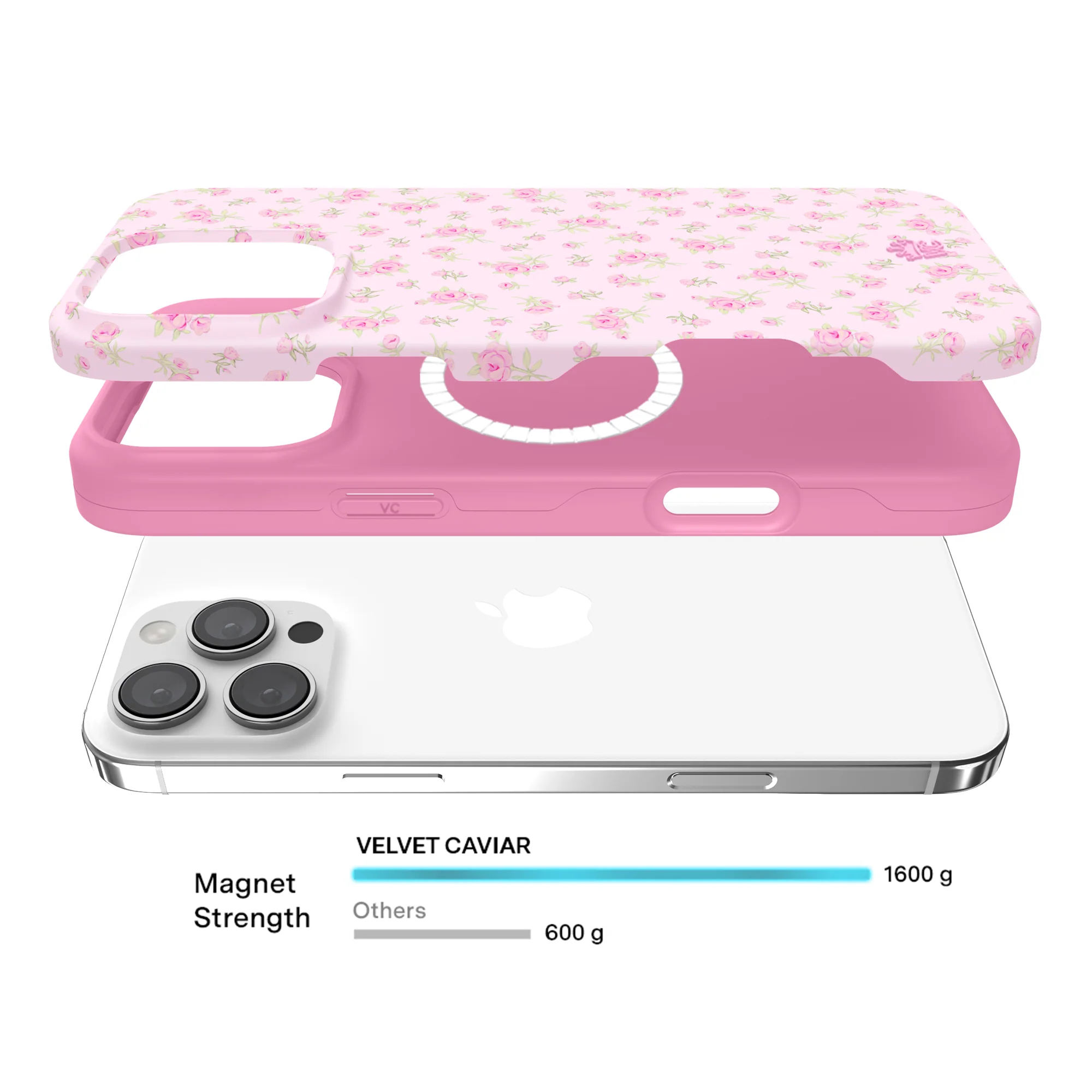 Dainty Pink Floral iPhone Case - Image 44