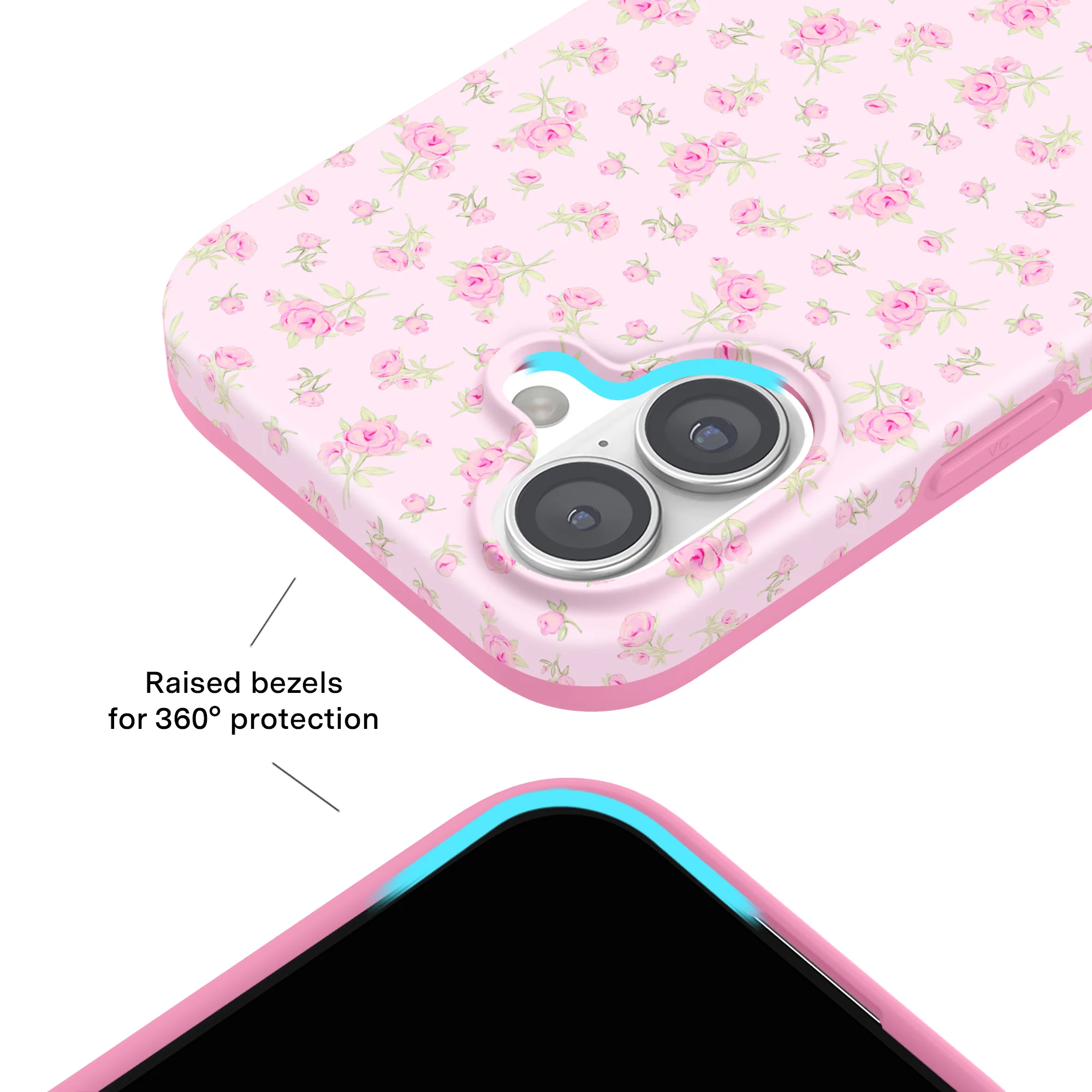 Dainty Pink Floral iPhone Case - Image 53