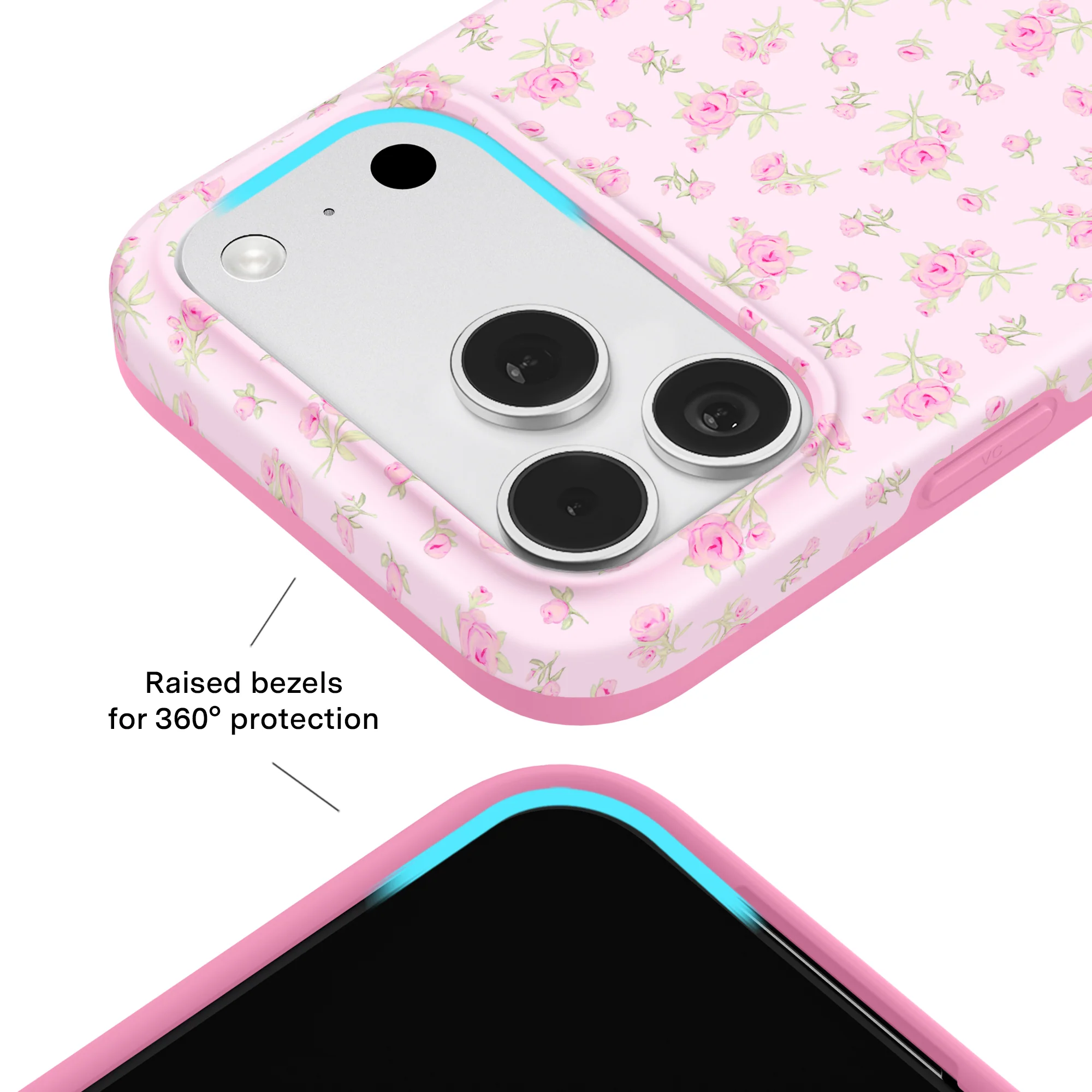 Dainty Pink Floral iPhone Case - Image 63