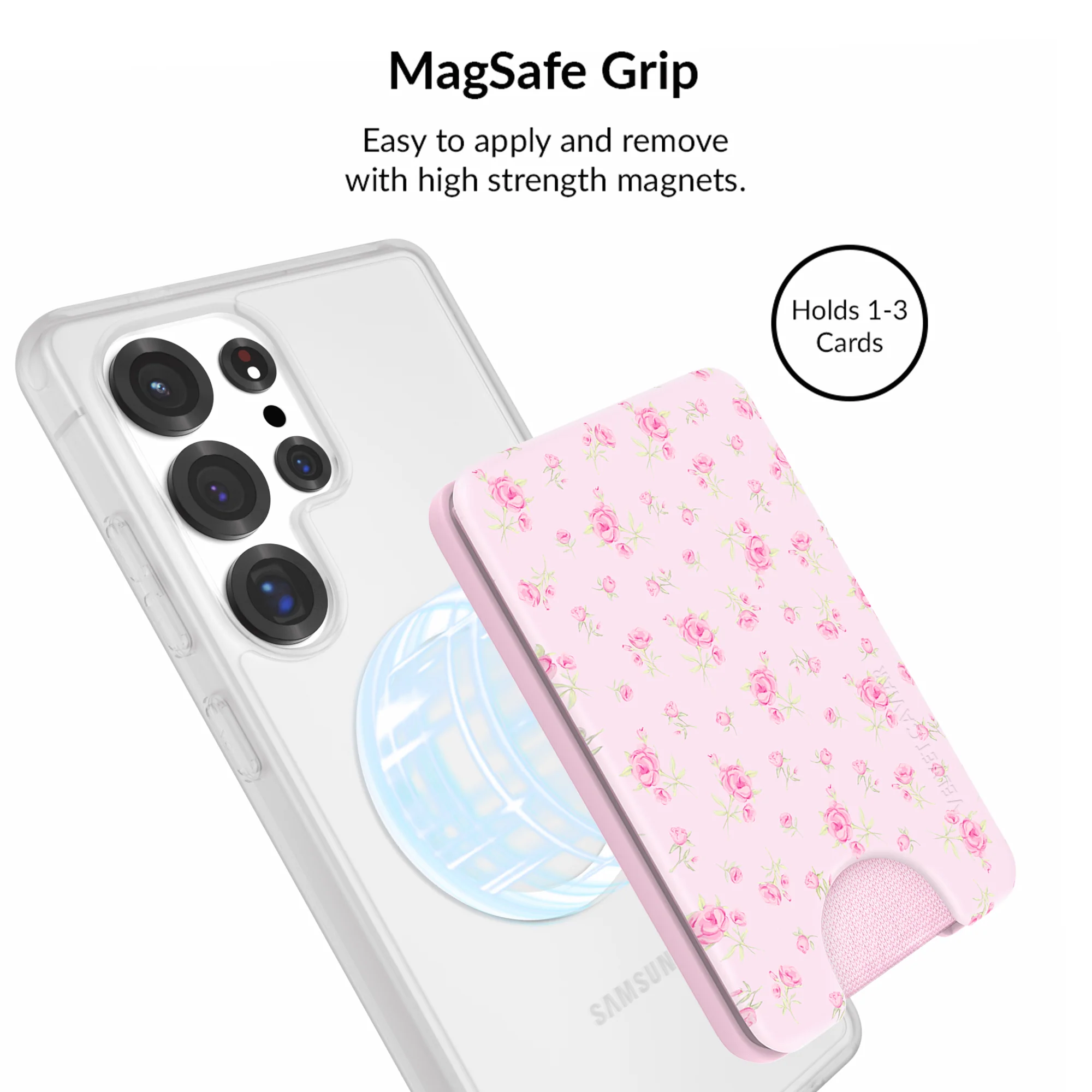 Dainty Pink Floral Samsung Bundle Set - Image 4