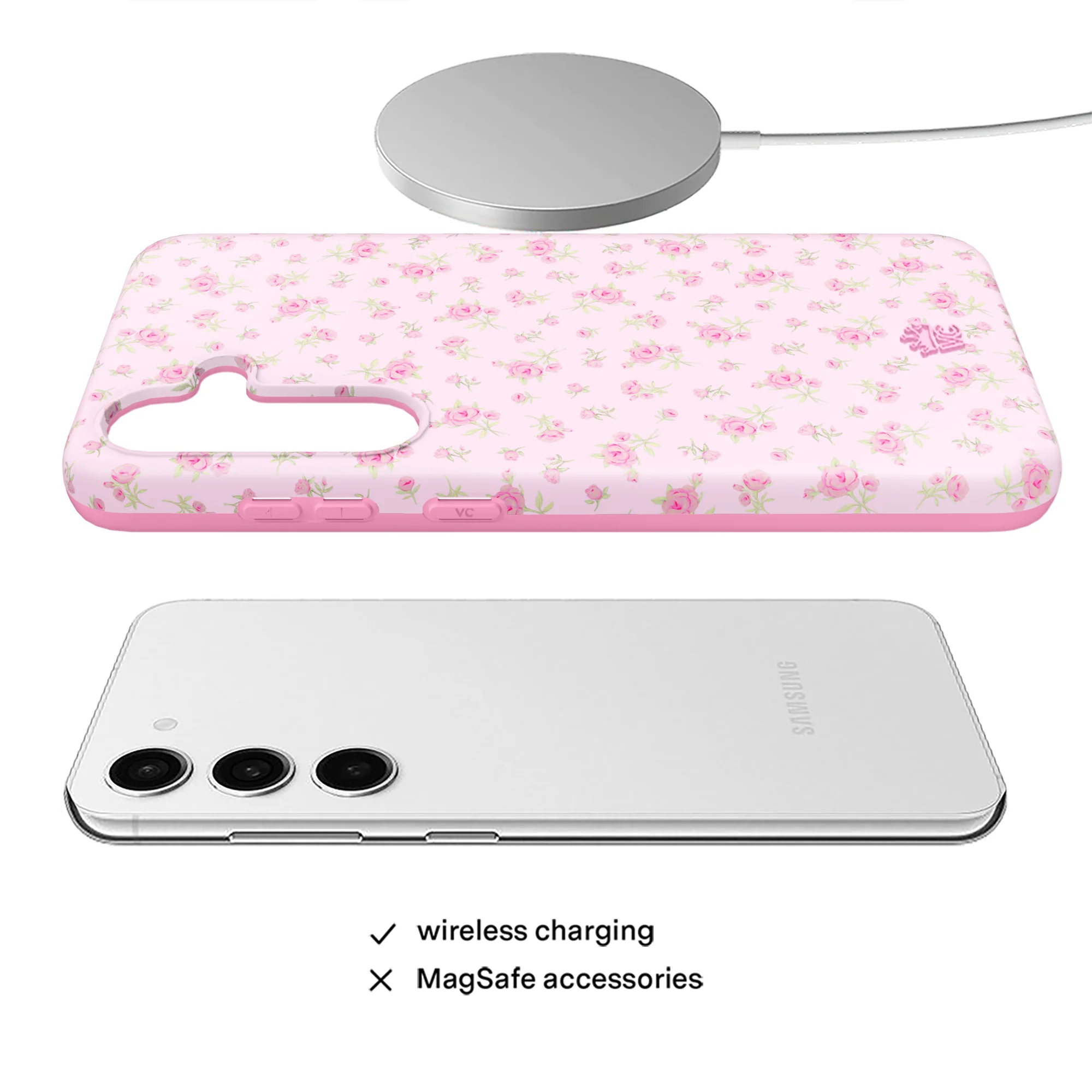 Dainty Pink Floral Samsung Case - Image 38