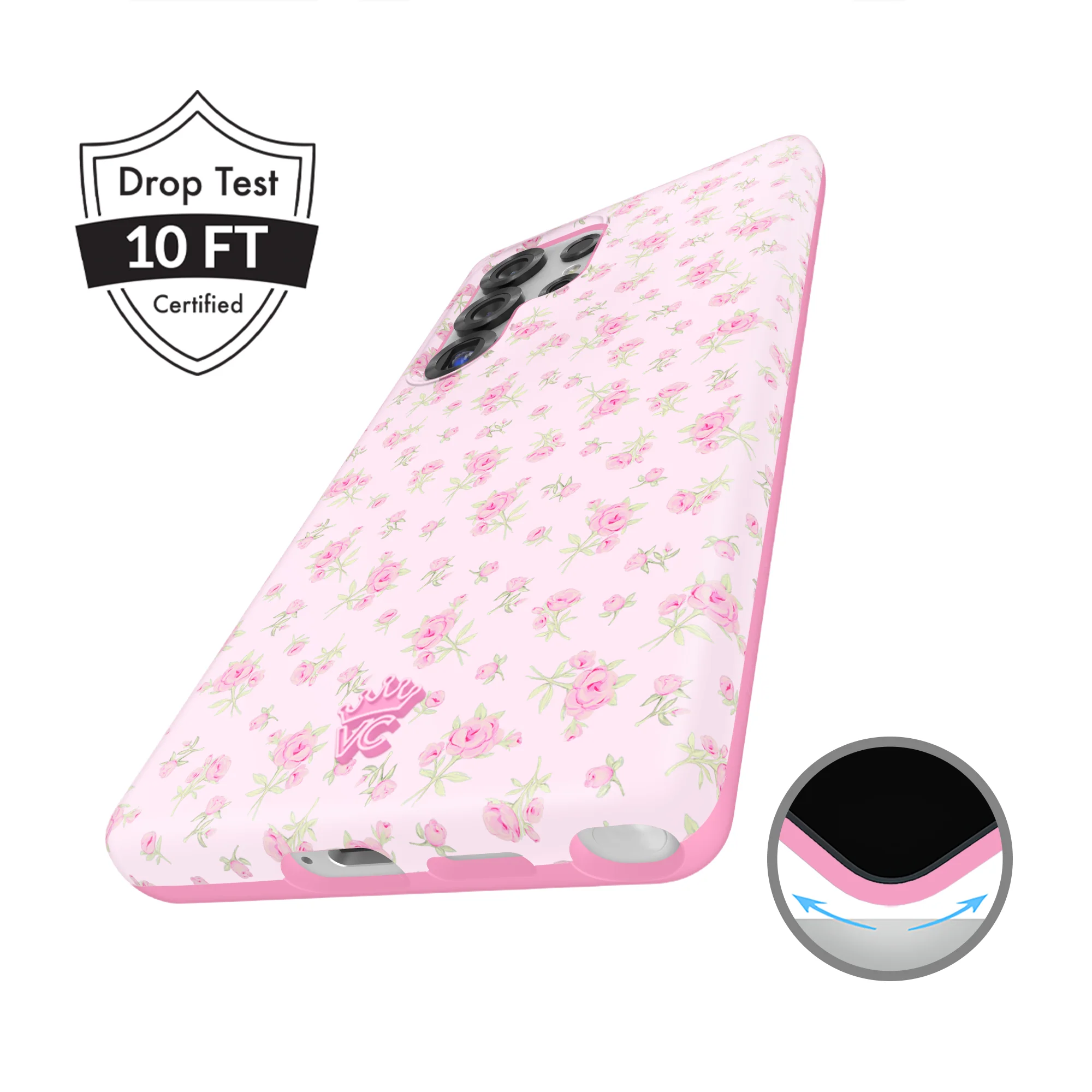 Dainty Pink Floral Samsung Case - Image 59