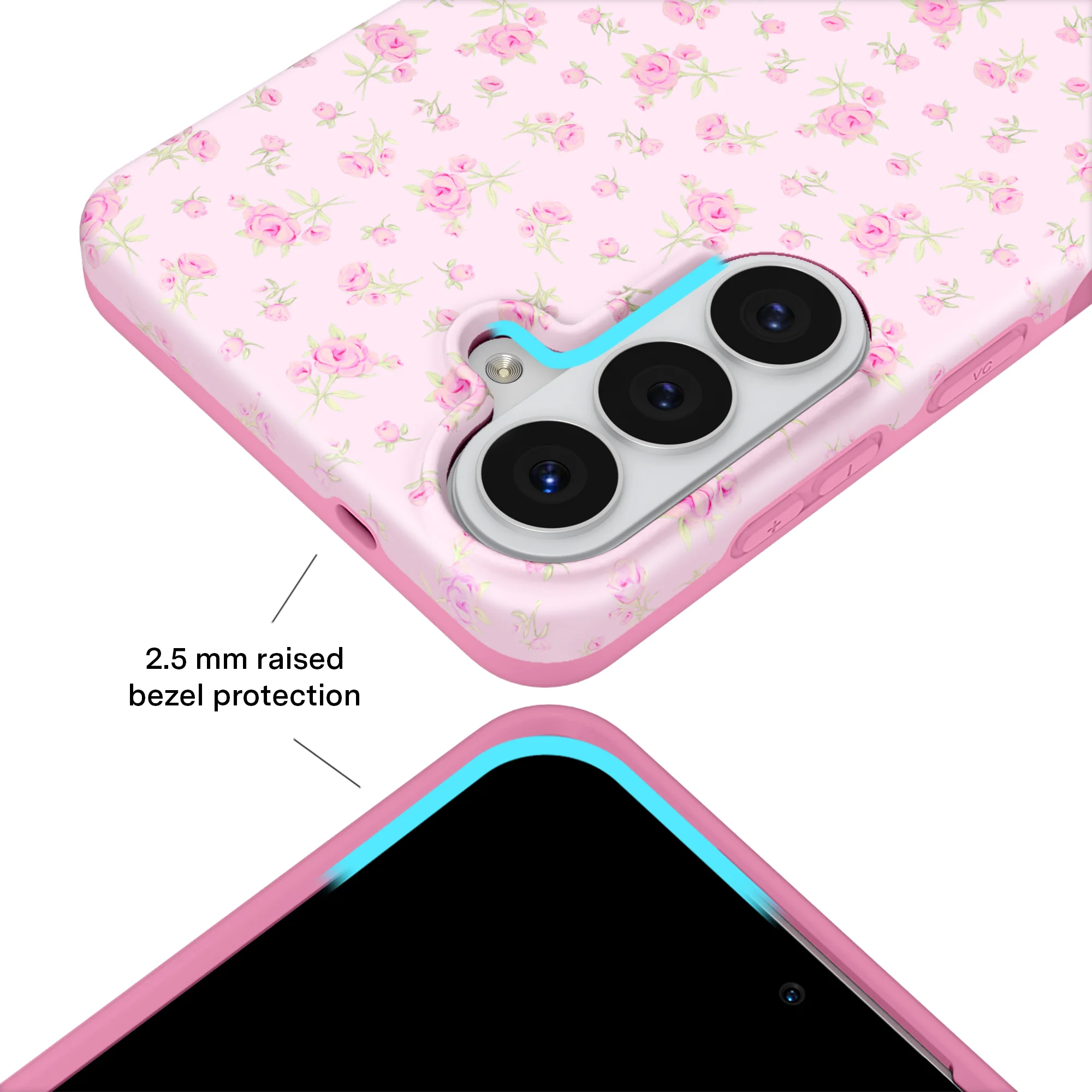 Dainty Pink Floral Samsung Case - Image 67