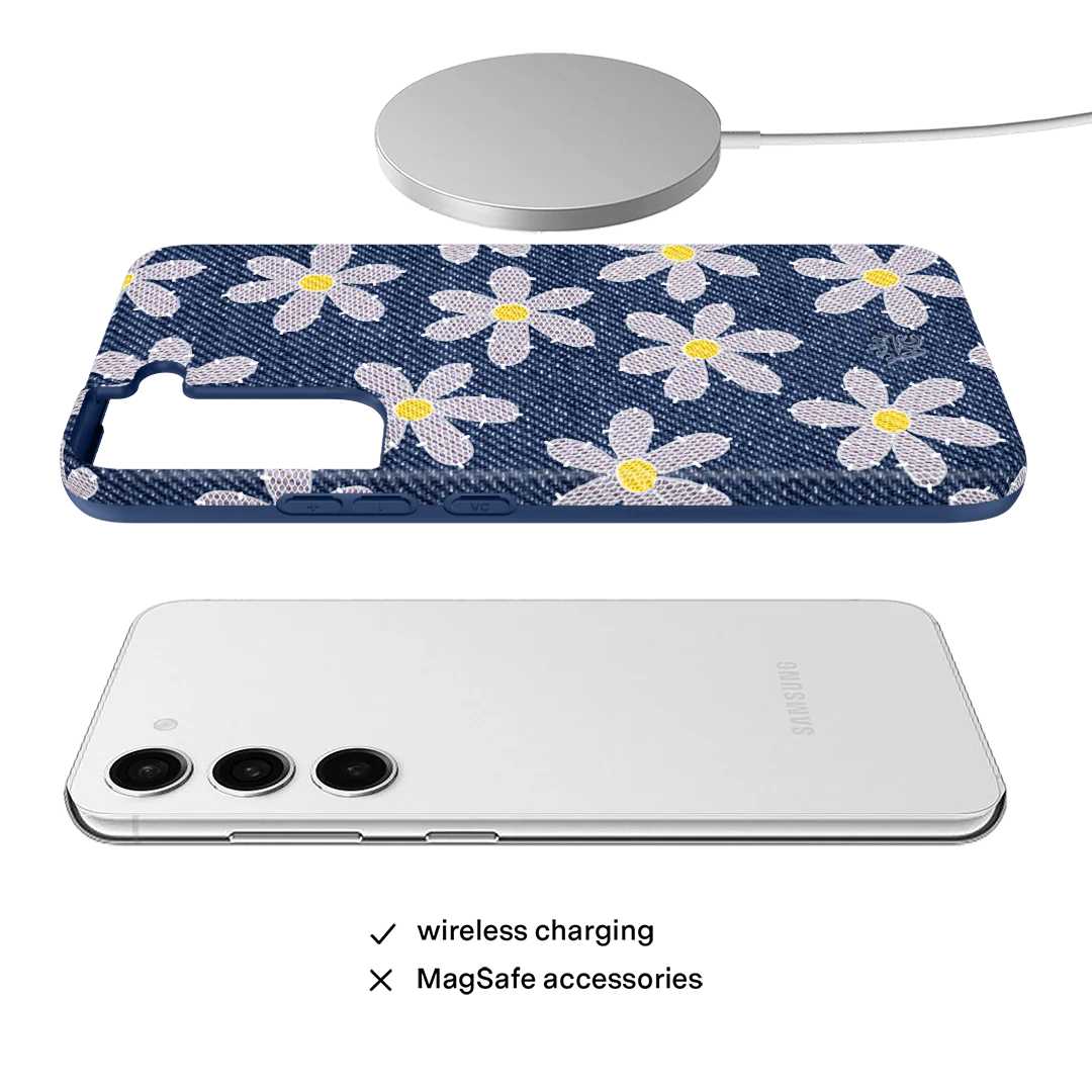 Denim Daisy Samsung Case - Image 67