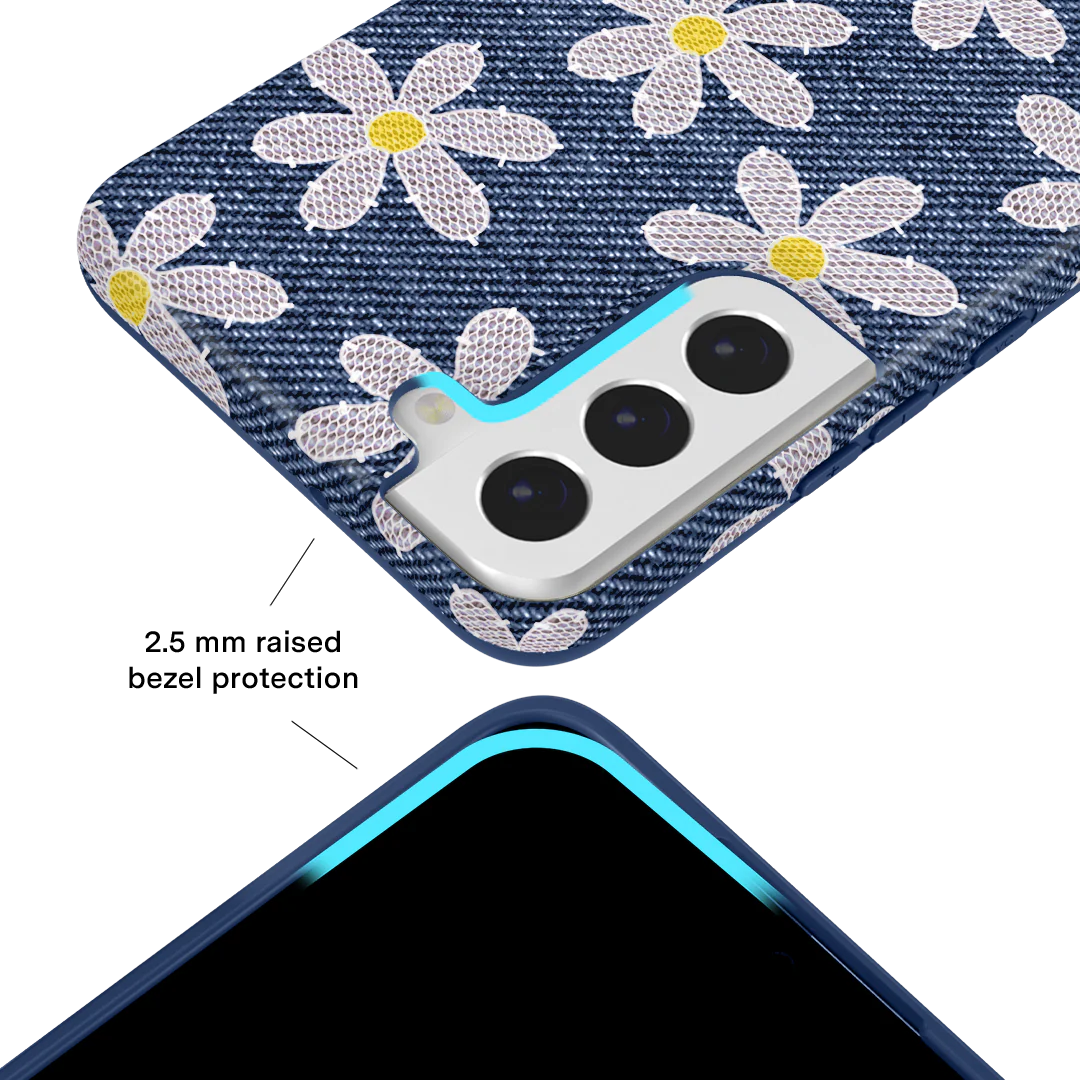 Denim Daisy Samsung Case - Image 73