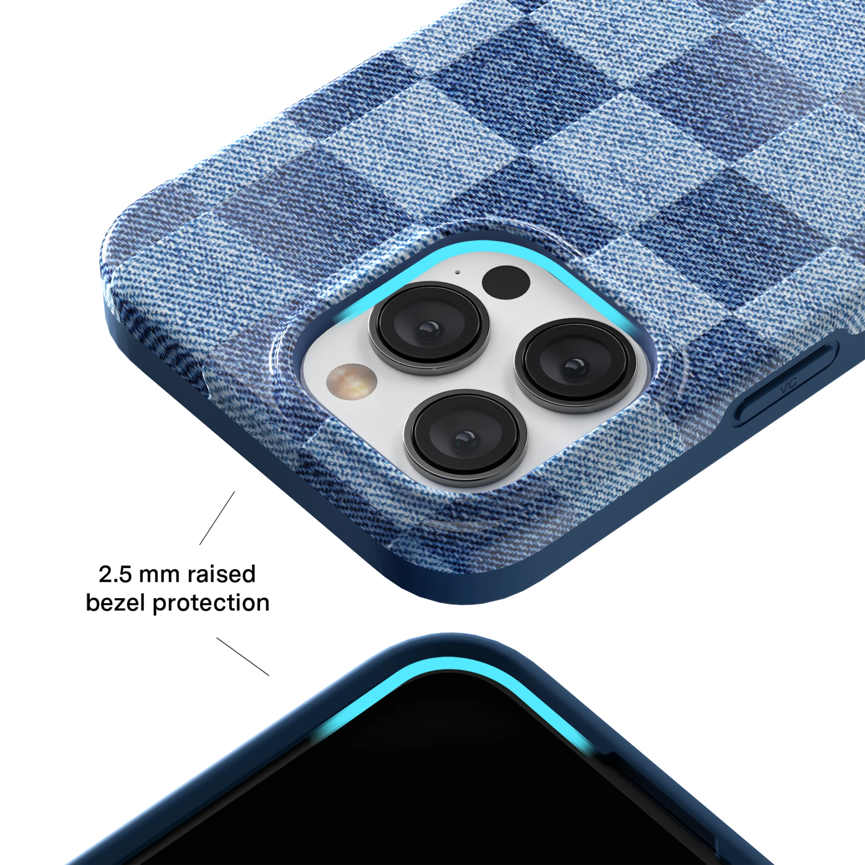 Denim Vibe Checkered iPhone Case - Image 27
