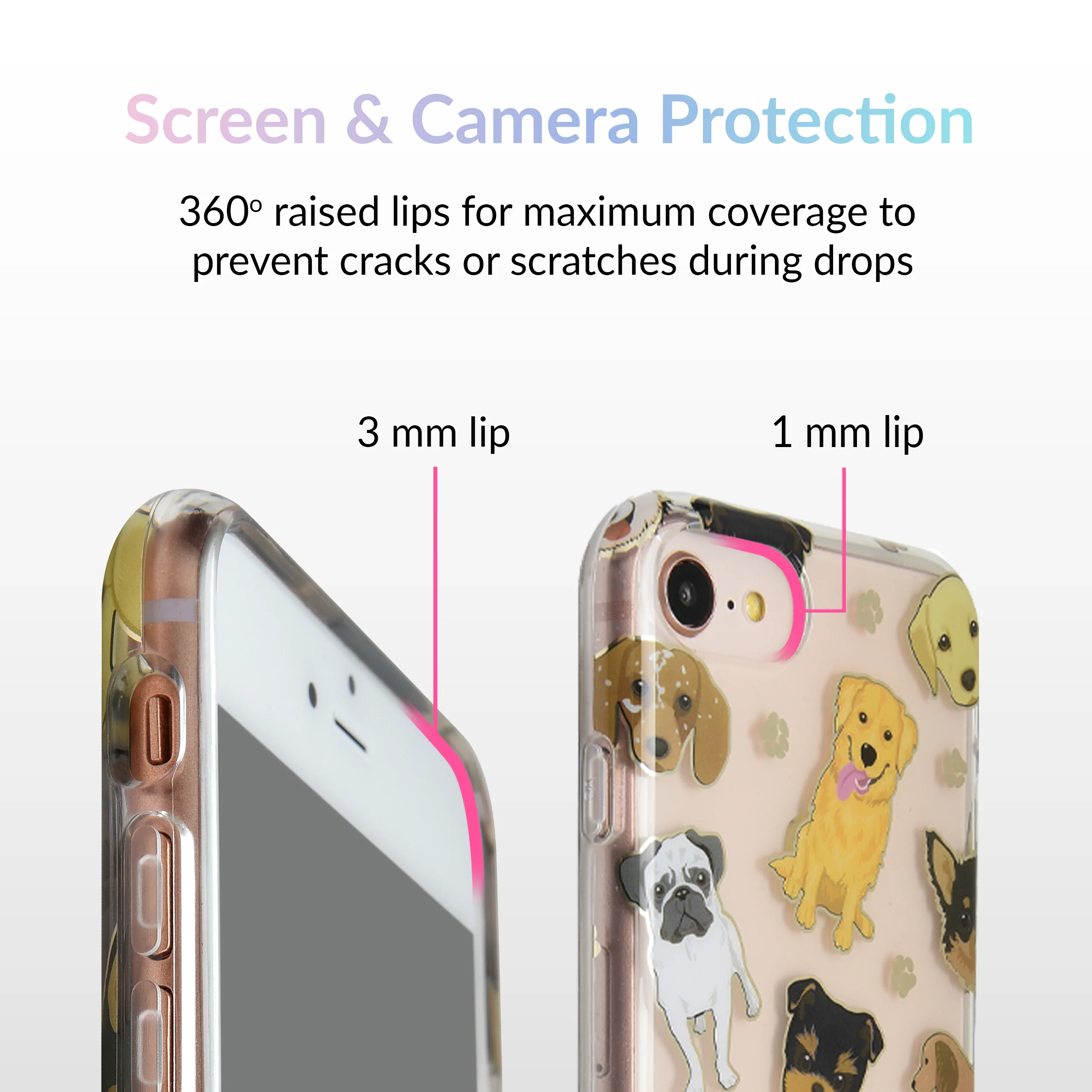 Dog Clear iPhone Case - Image 49