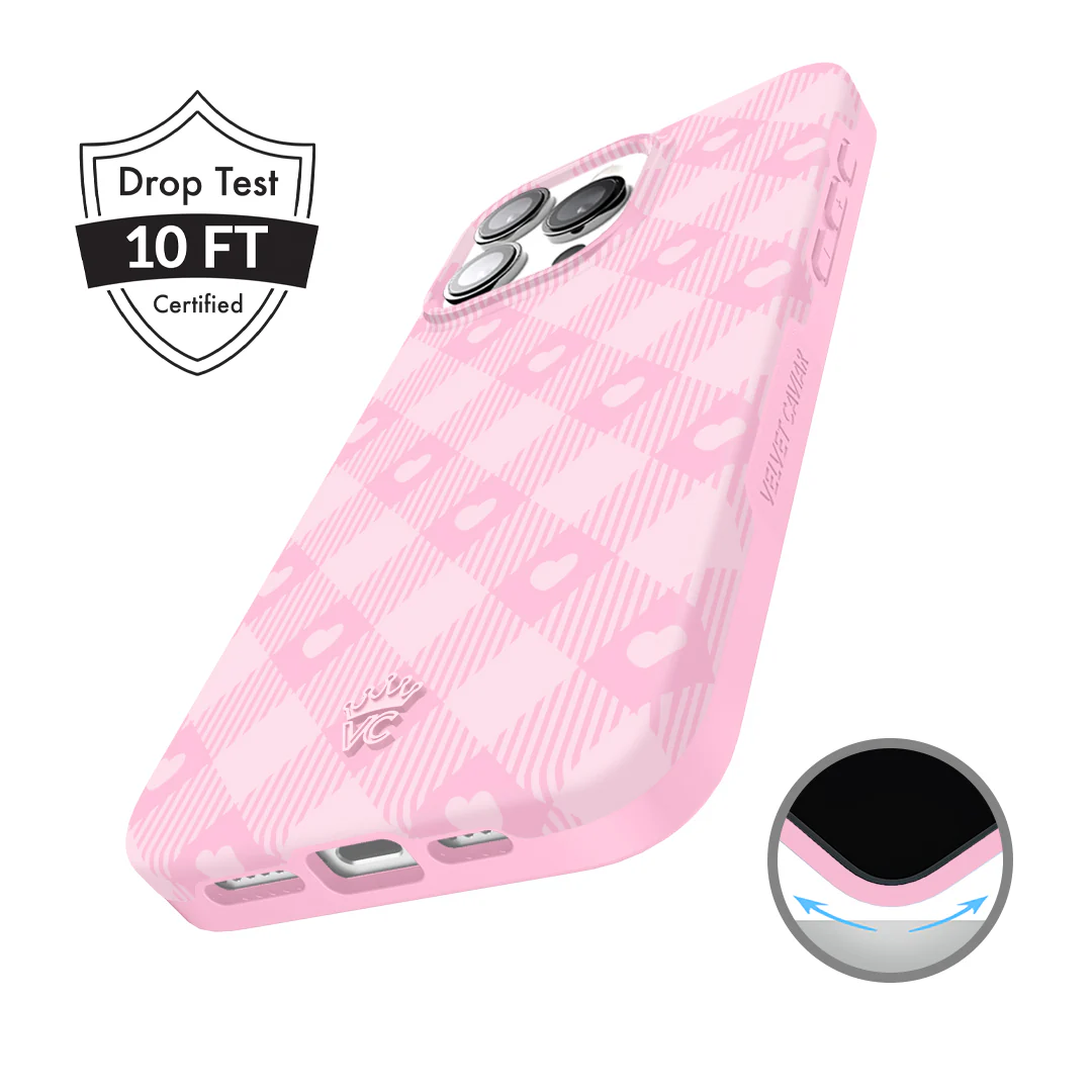Dolly Pink Gingham iPhone Case - Image 34