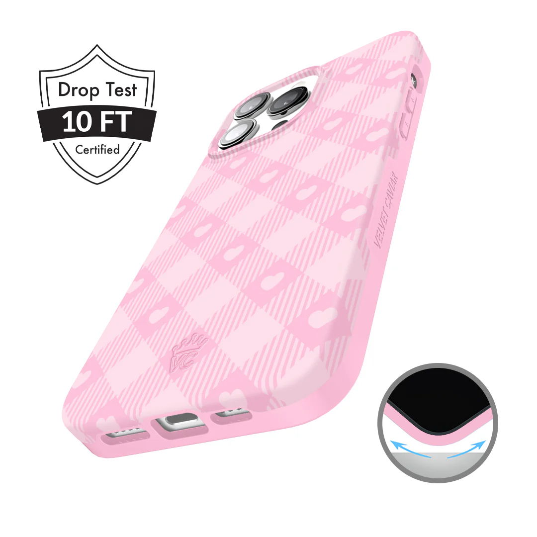 Dolly Pink Gingham iPhone Case - Image 54