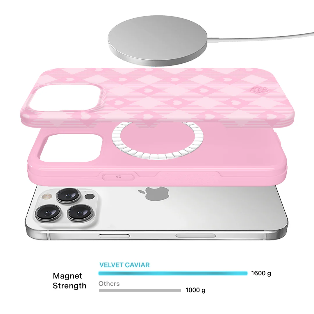 Dolly Pink Gingham iPhone Case - Image 68