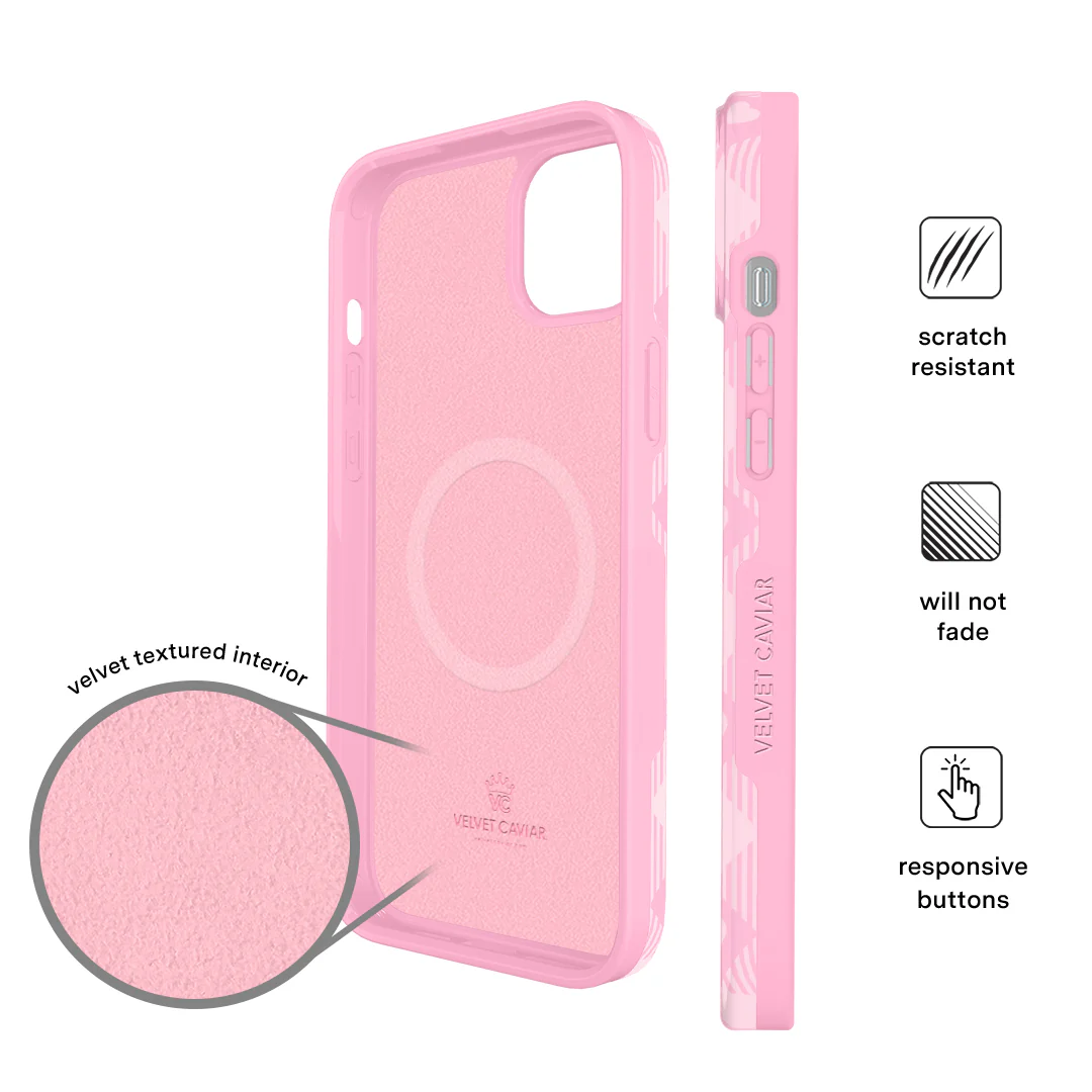 Dolly Pink Gingham iPhone Case - Image 75