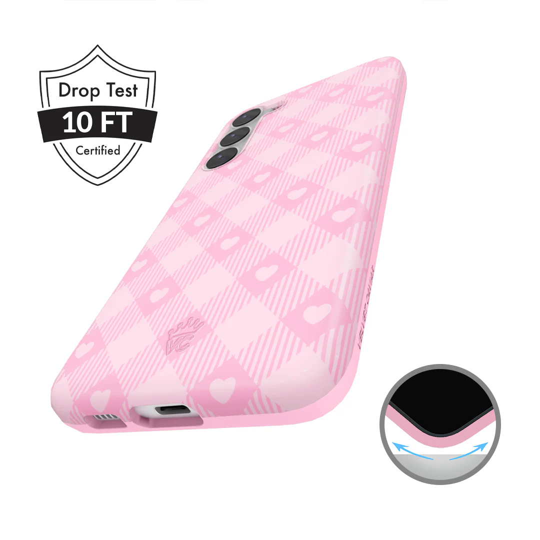 Dolly Pink Gingham Samsung Case - Image 39
