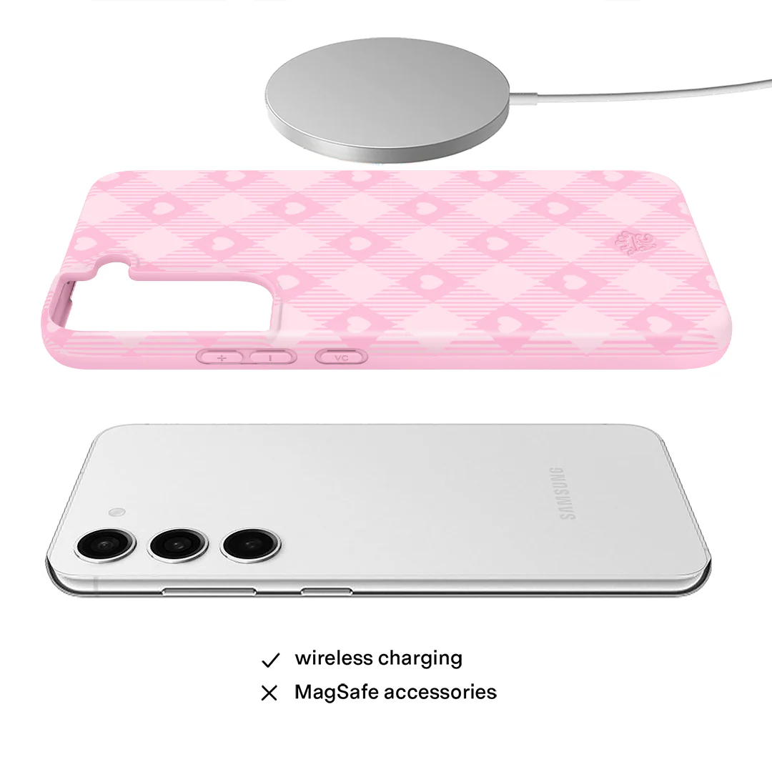 Dolly Pink Gingham Samsung Case - Image 53