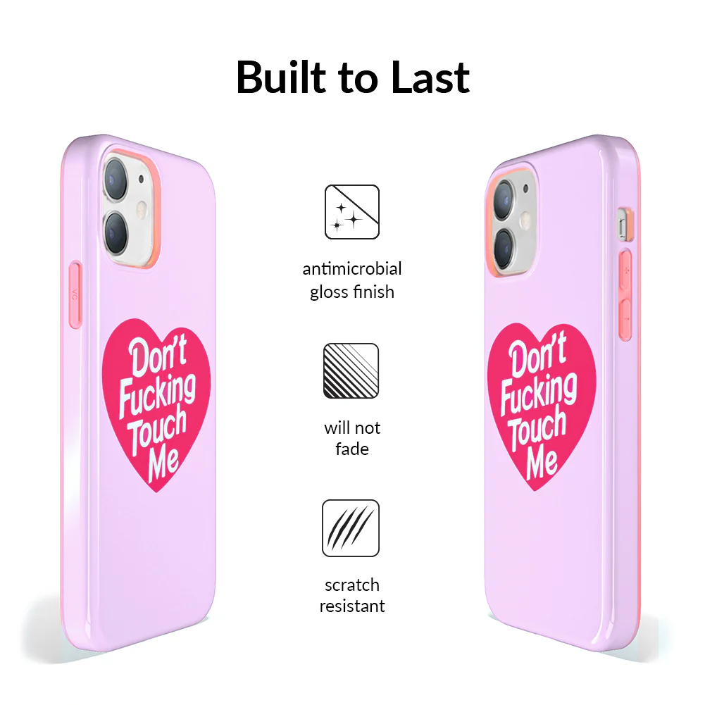 Don't F Touch Me iPhone Case - Image 71