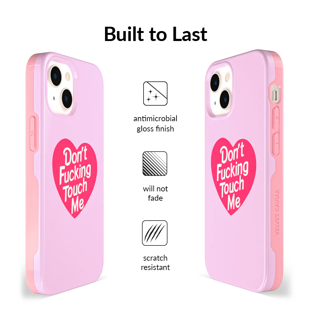 Don't F Touch Me iPhone Case - Image 86