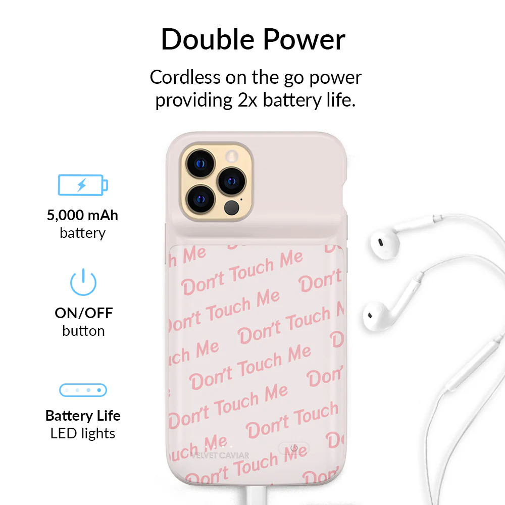Don't Touch Me iPhone Charging Case - Image 38