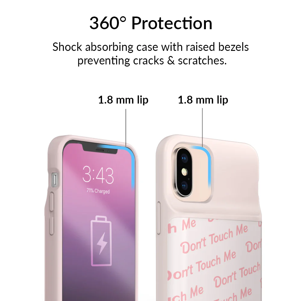 Don't Touch Me iPhone Charging Case - Image 4