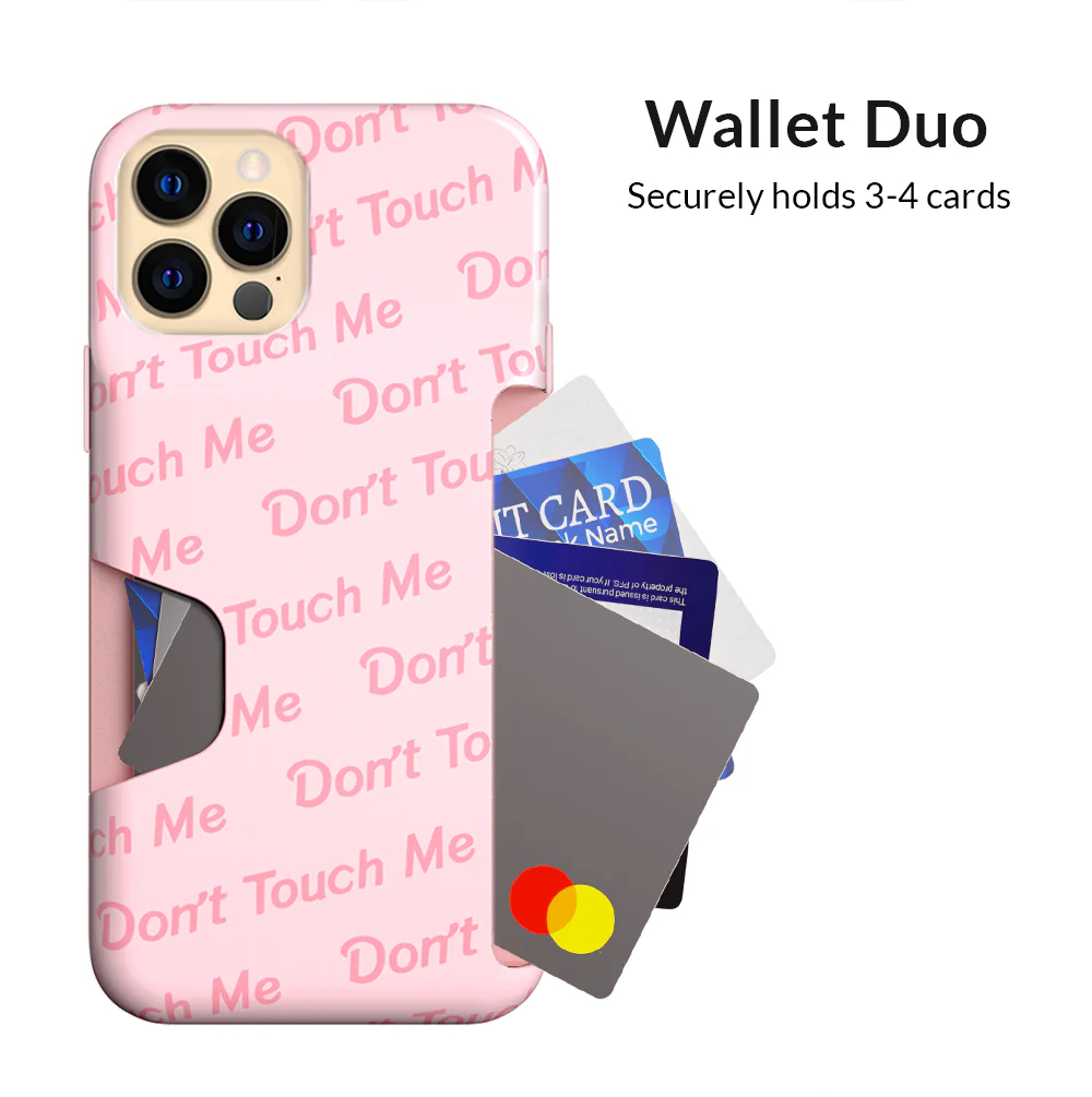 Don't Touch Me iPhone Wallet Case - Image 35
