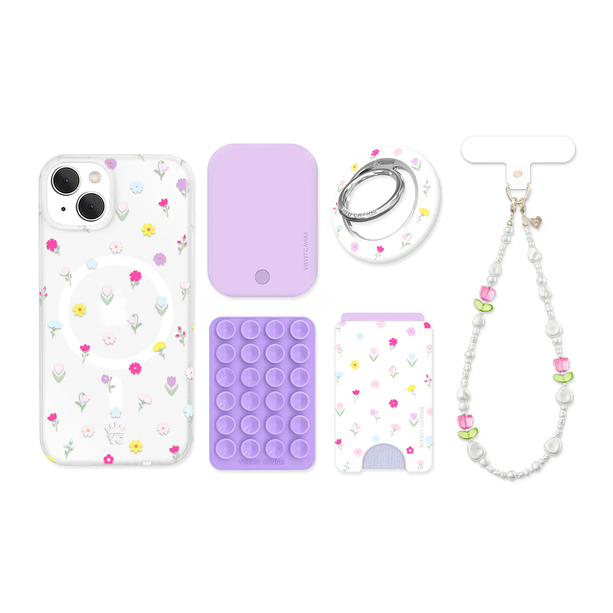 Dreamy Meadow Floral iPhone Bundle Set - Image 50