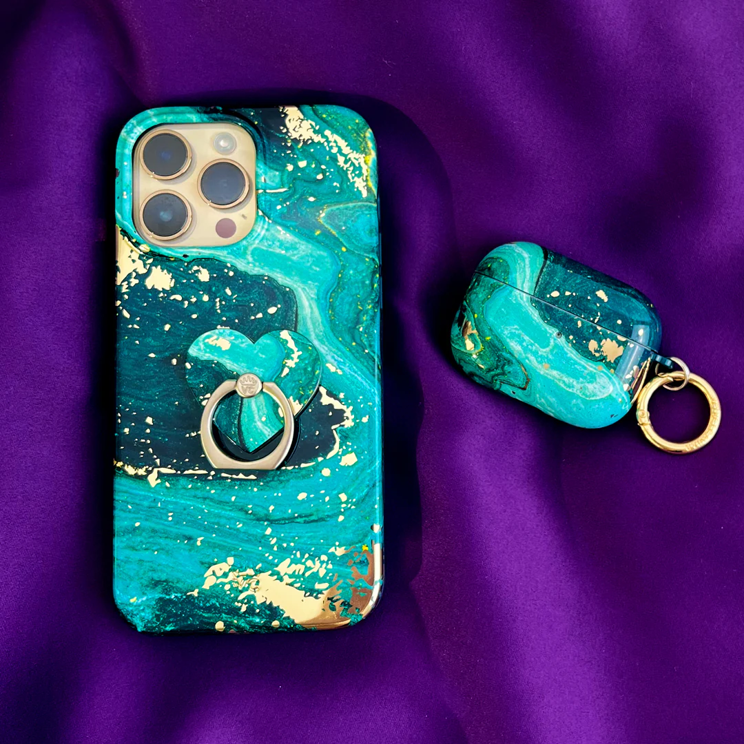 Emerald Marble AirPods Case - Image 12