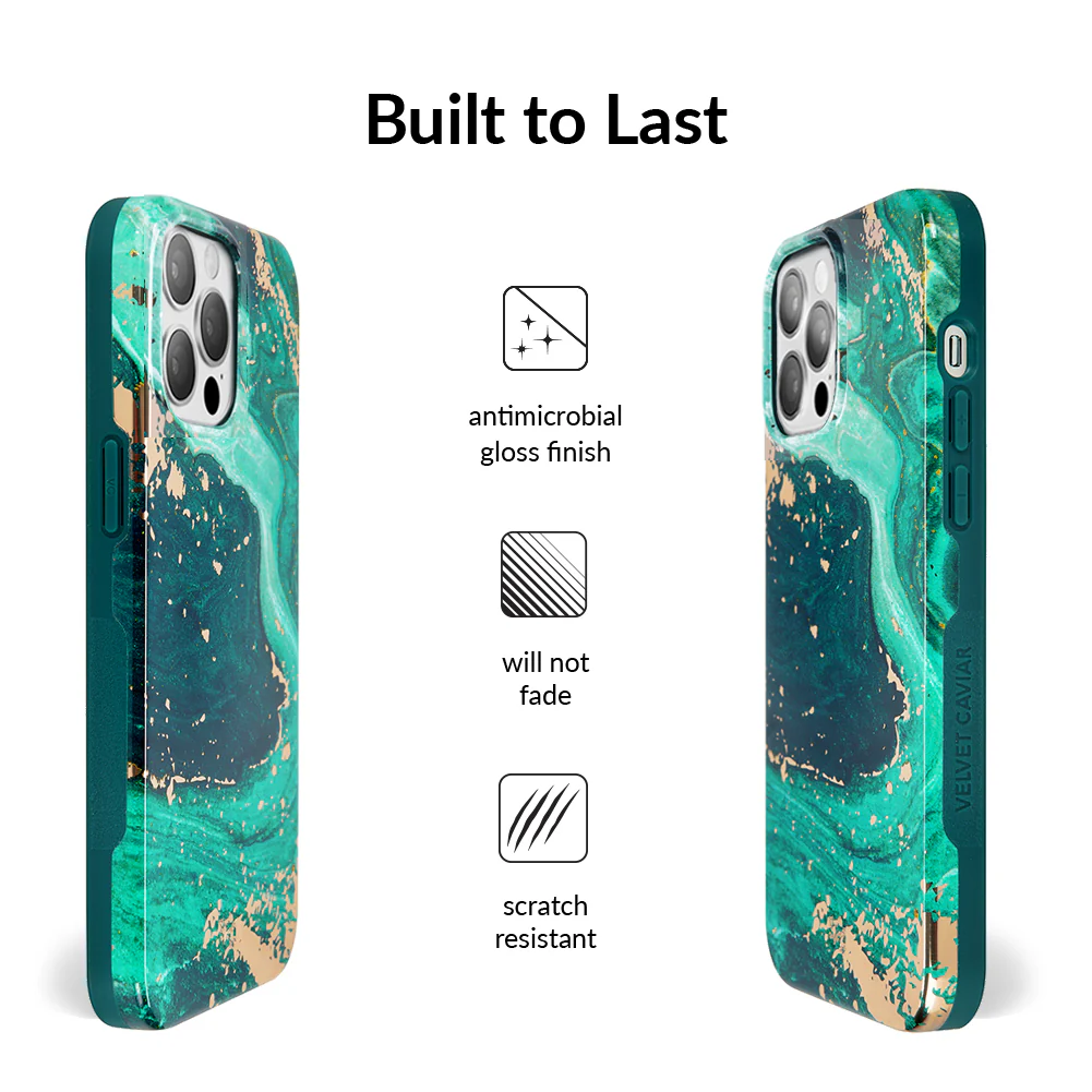 Emerald Marble iPhone Case - Image 35