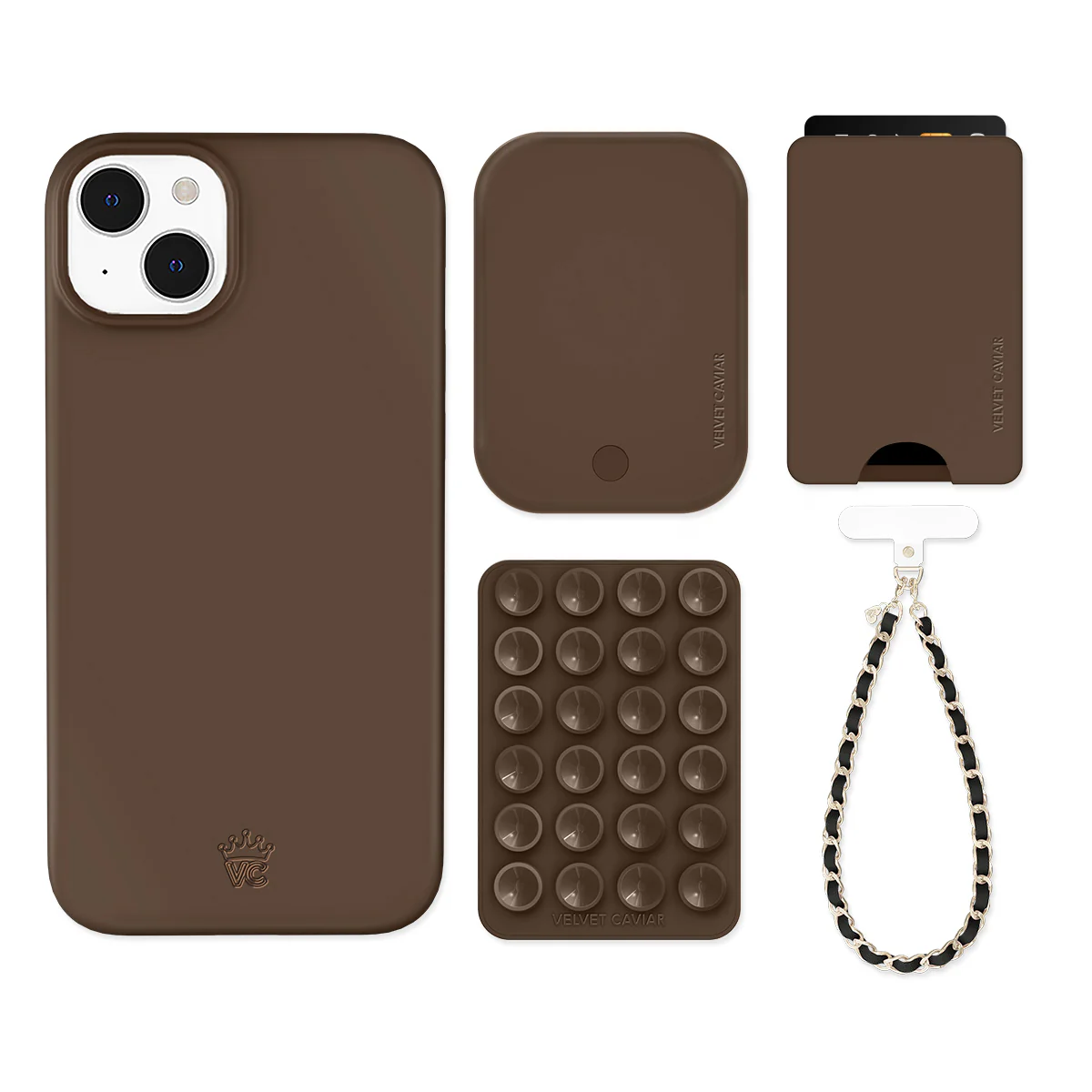 Espresso Brown iPhone Bundle Set - Wallet - Image 12