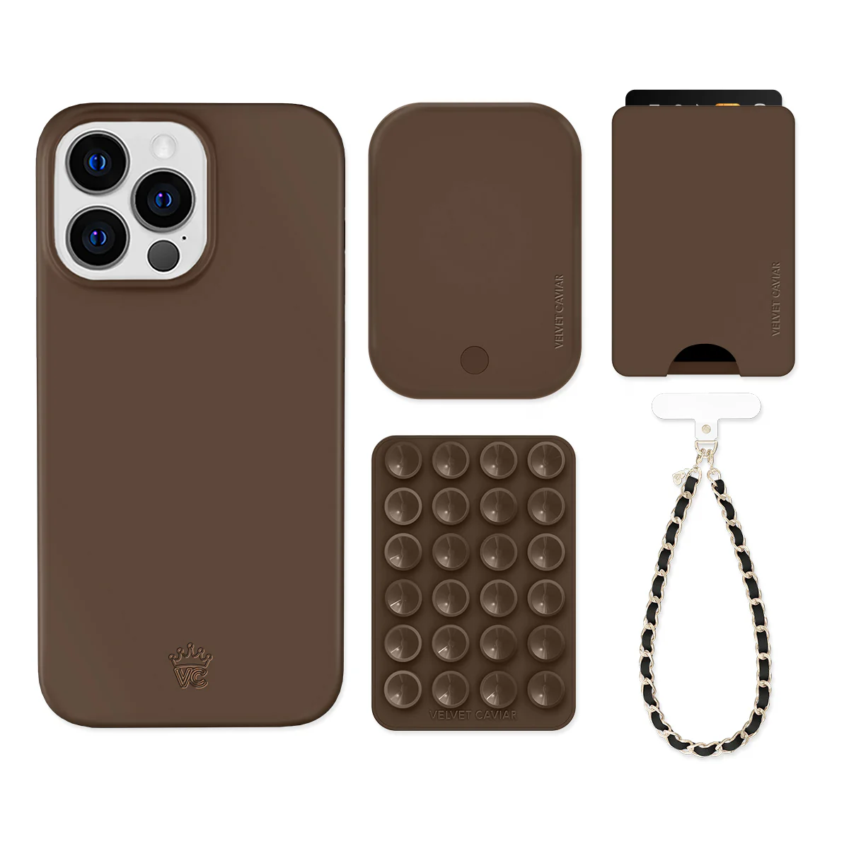 Espresso Brown iPhone Bundle Set - Wallet - Image 13