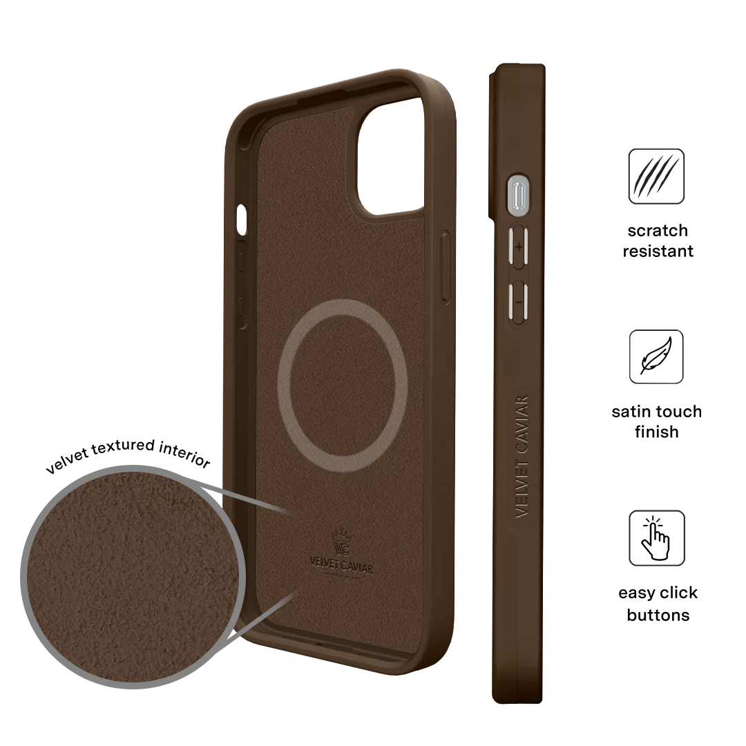Espresso Brown iPhone Case - Image 125