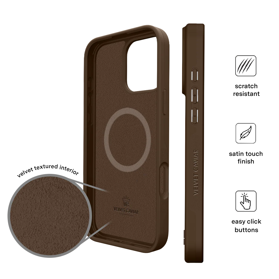 Espresso Brown iPhone Case - Image 13