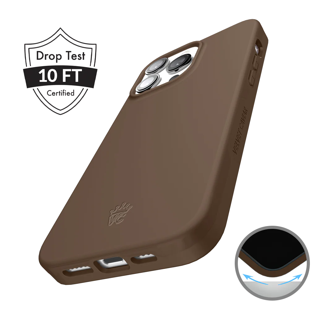 Espresso Brown iPhone Case - Image 89