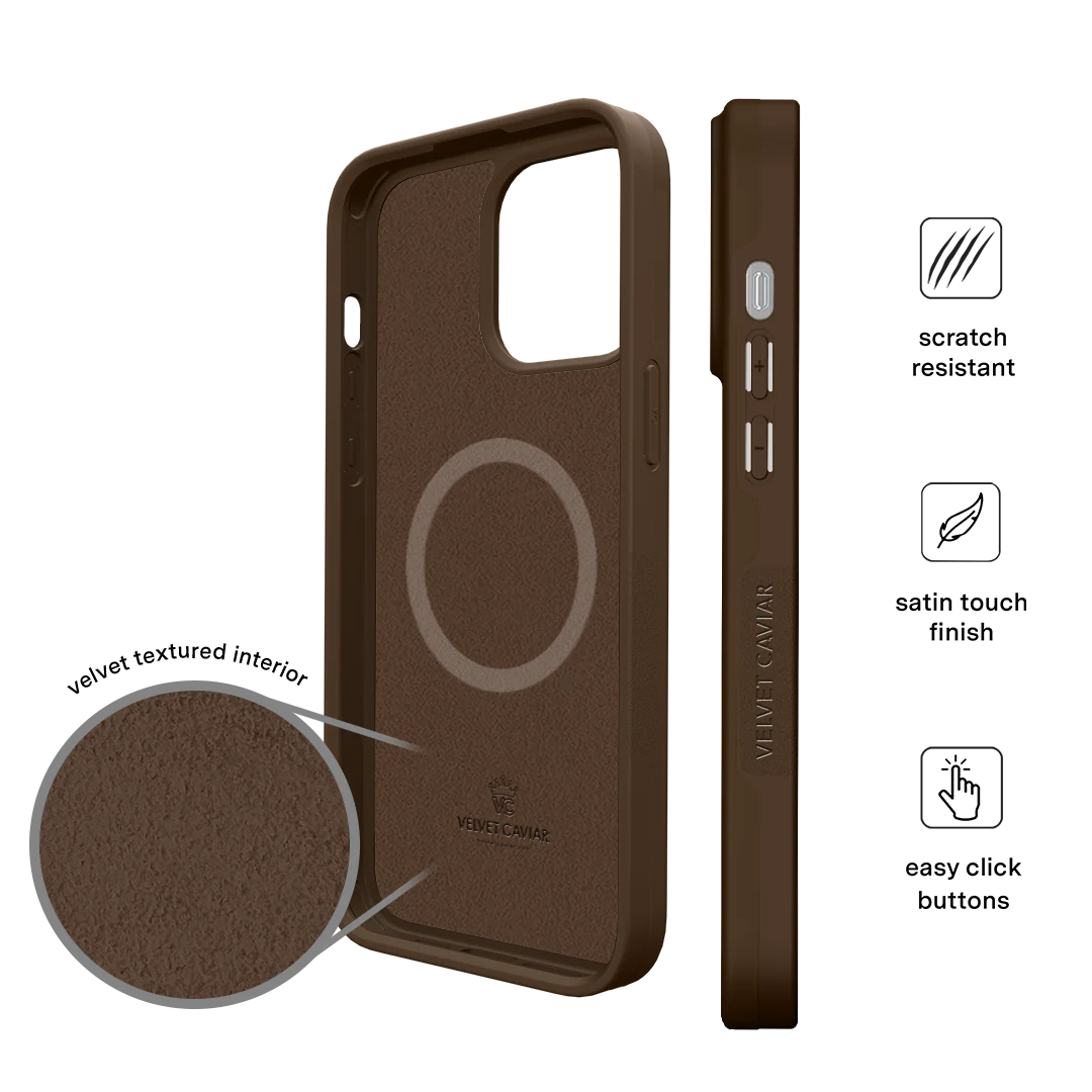 Espresso Brown iPhone Case - Image 97