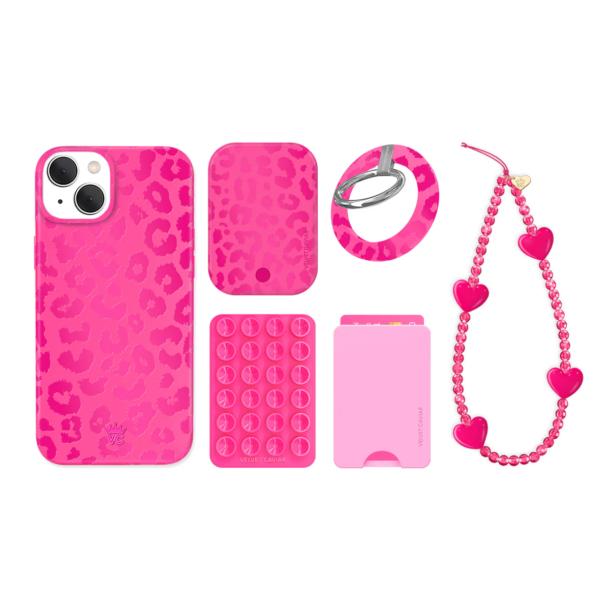 Even Hotter Pink Leopard iPhone Bundle Set - Image 13