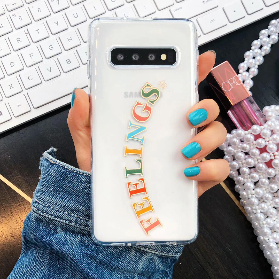 Feelings Clear Samsung Case - Image 52