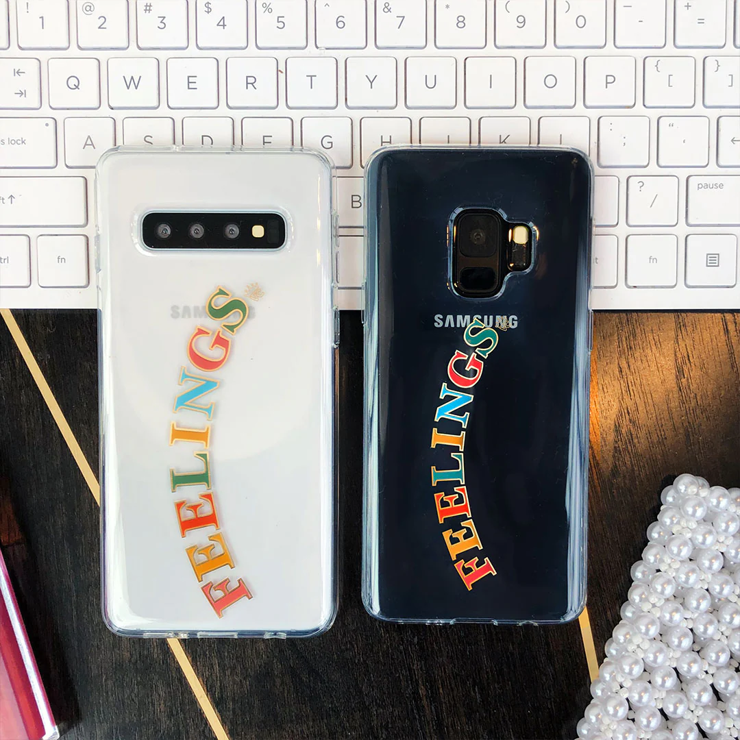 Feelings Clear Samsung Case - Image 7