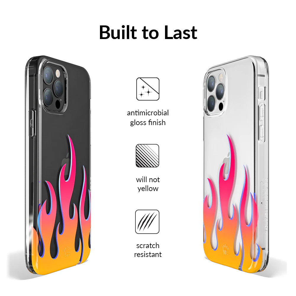 Flames Clear iPhone Case - Image 52
