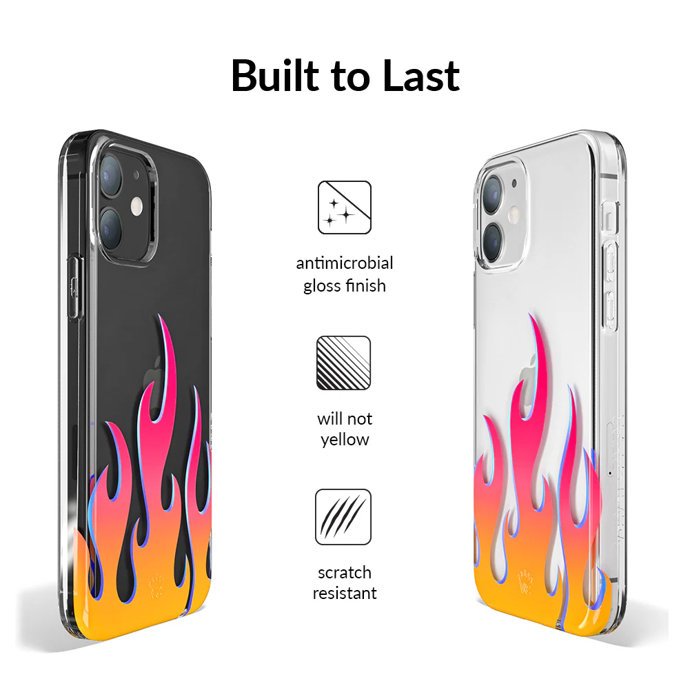 Flames Clear iPhone Case - Image 62