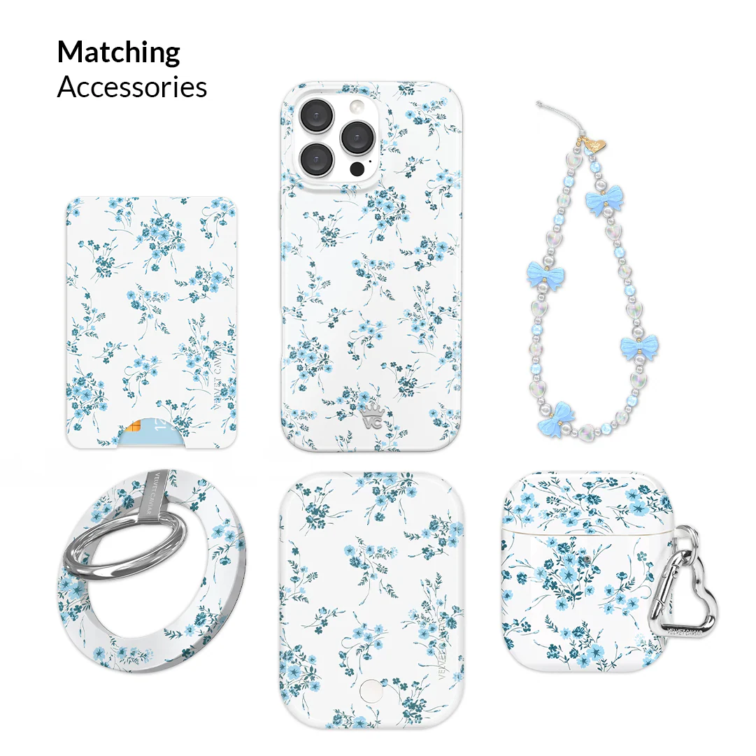 French Blue Floral MacBook Case - Image 11