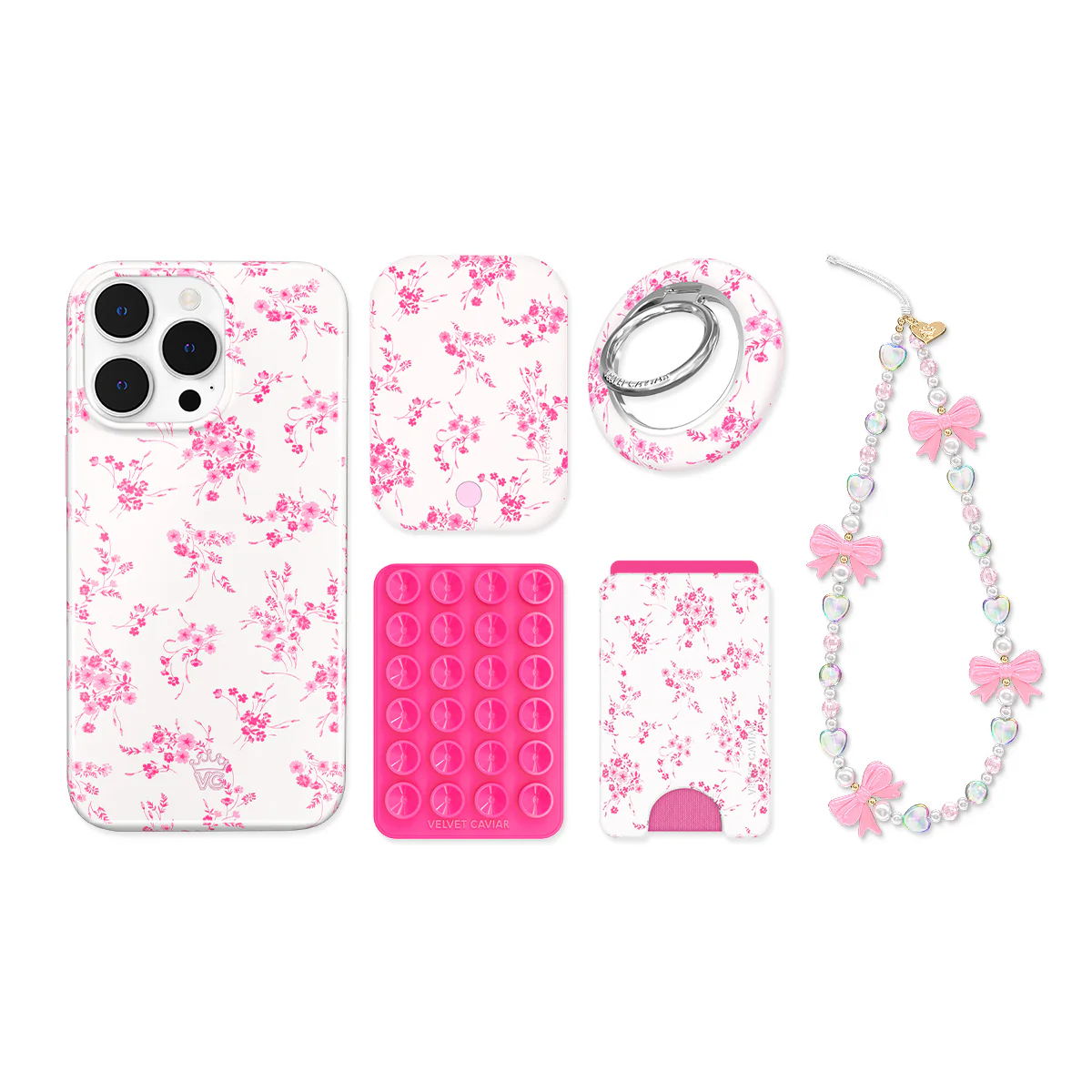 French Rose Floral iPhone Bundle Set - Image 11