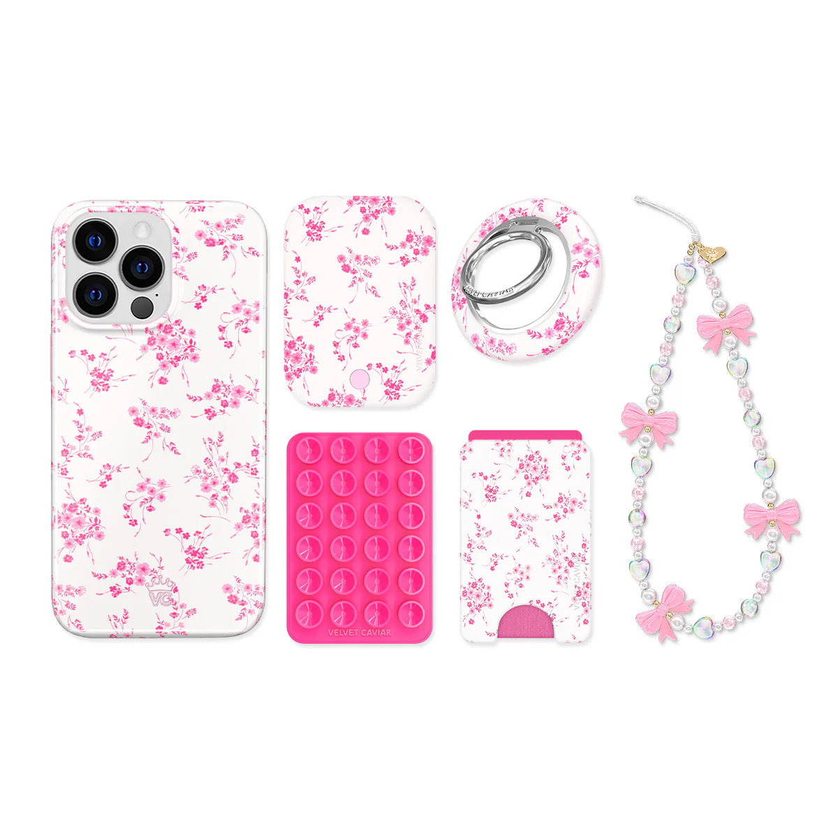 French Rose Floral iPhone Bundle Set - Image 6