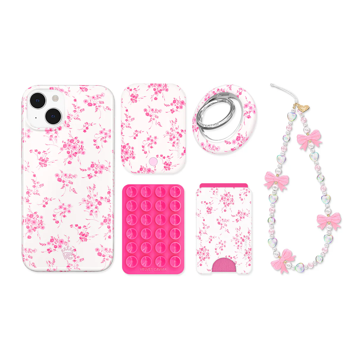 French Rose Floral iPhone Bundle Set - Image 8