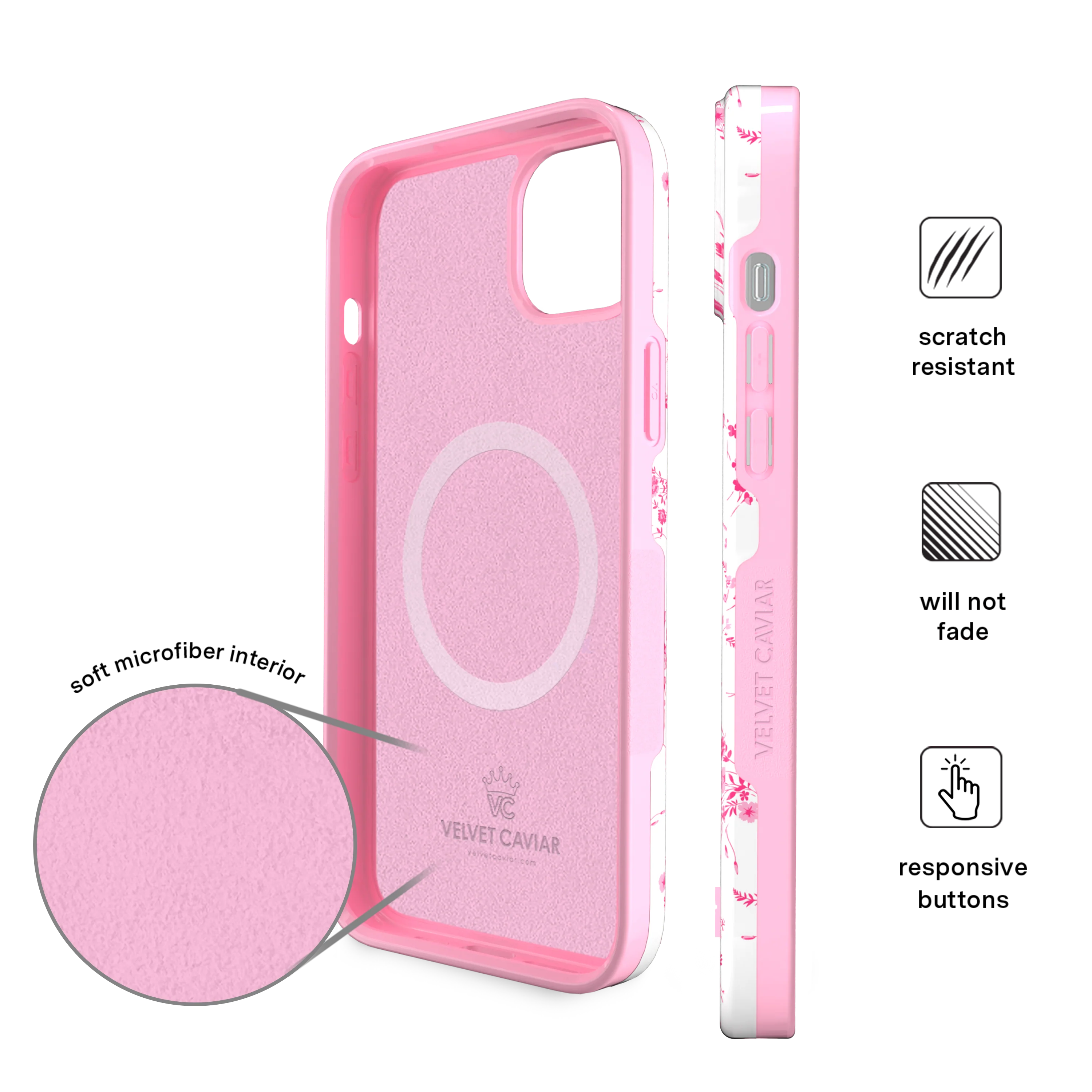 French Rose Floral iPhone Case - Image 15