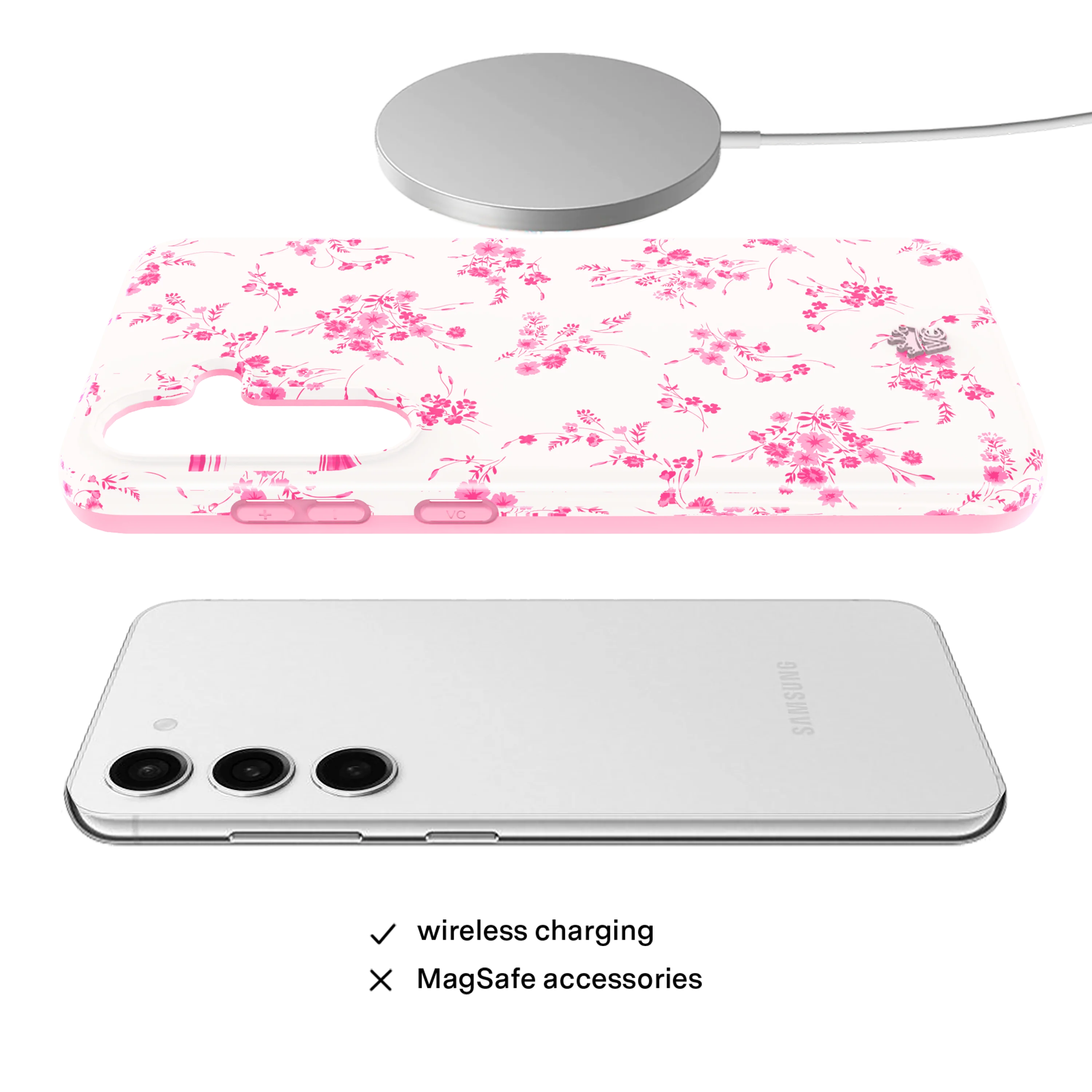 French Rose Floral Samsung Case - Image 10