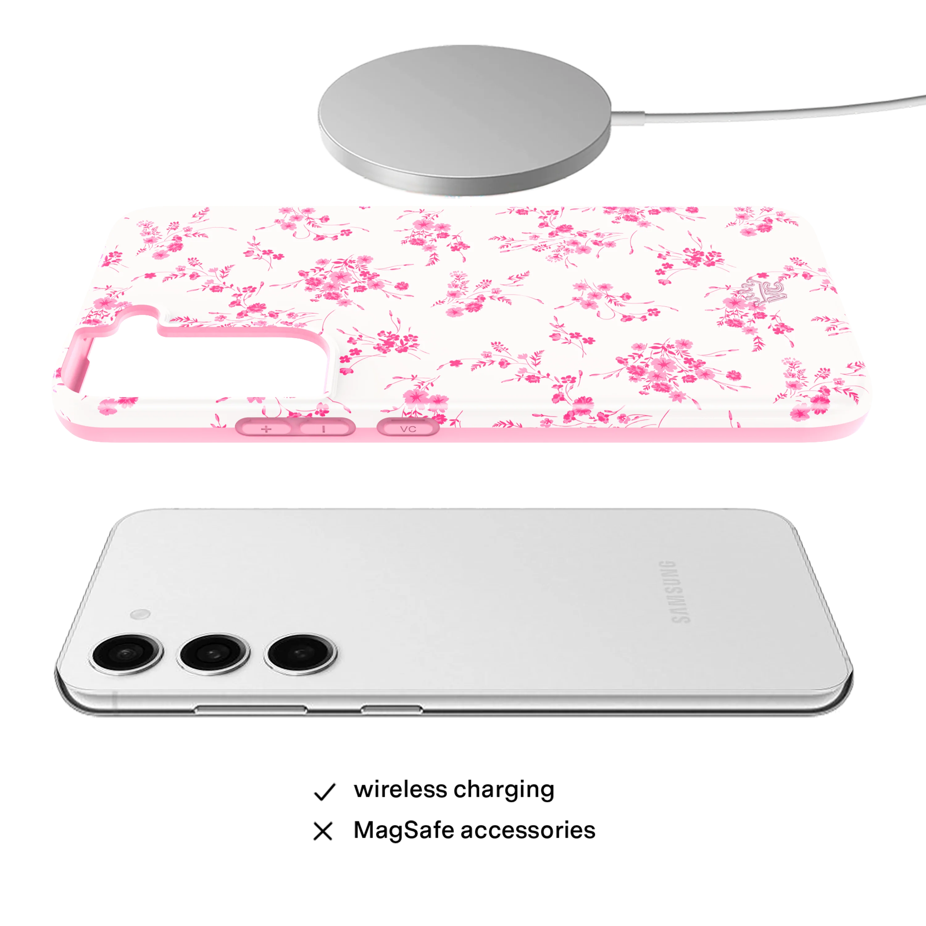 French Rose Floral Samsung Case - Image 66