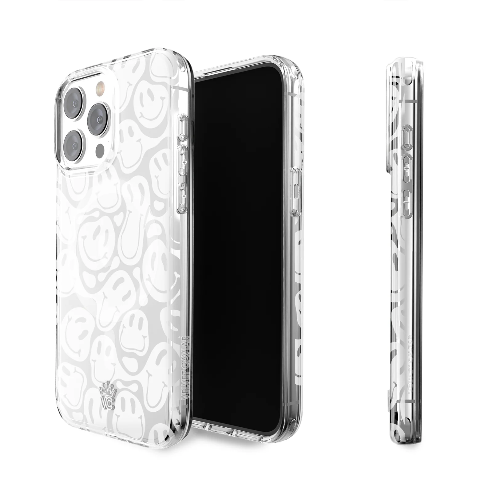 Clear Frosted Smiley iPhone Case - Image 6